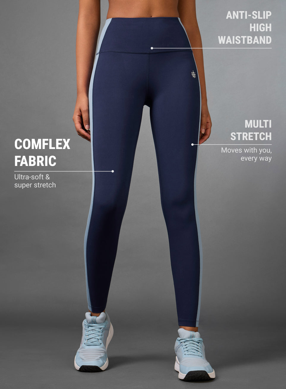 Women's Navy Transform COMFlex Tights