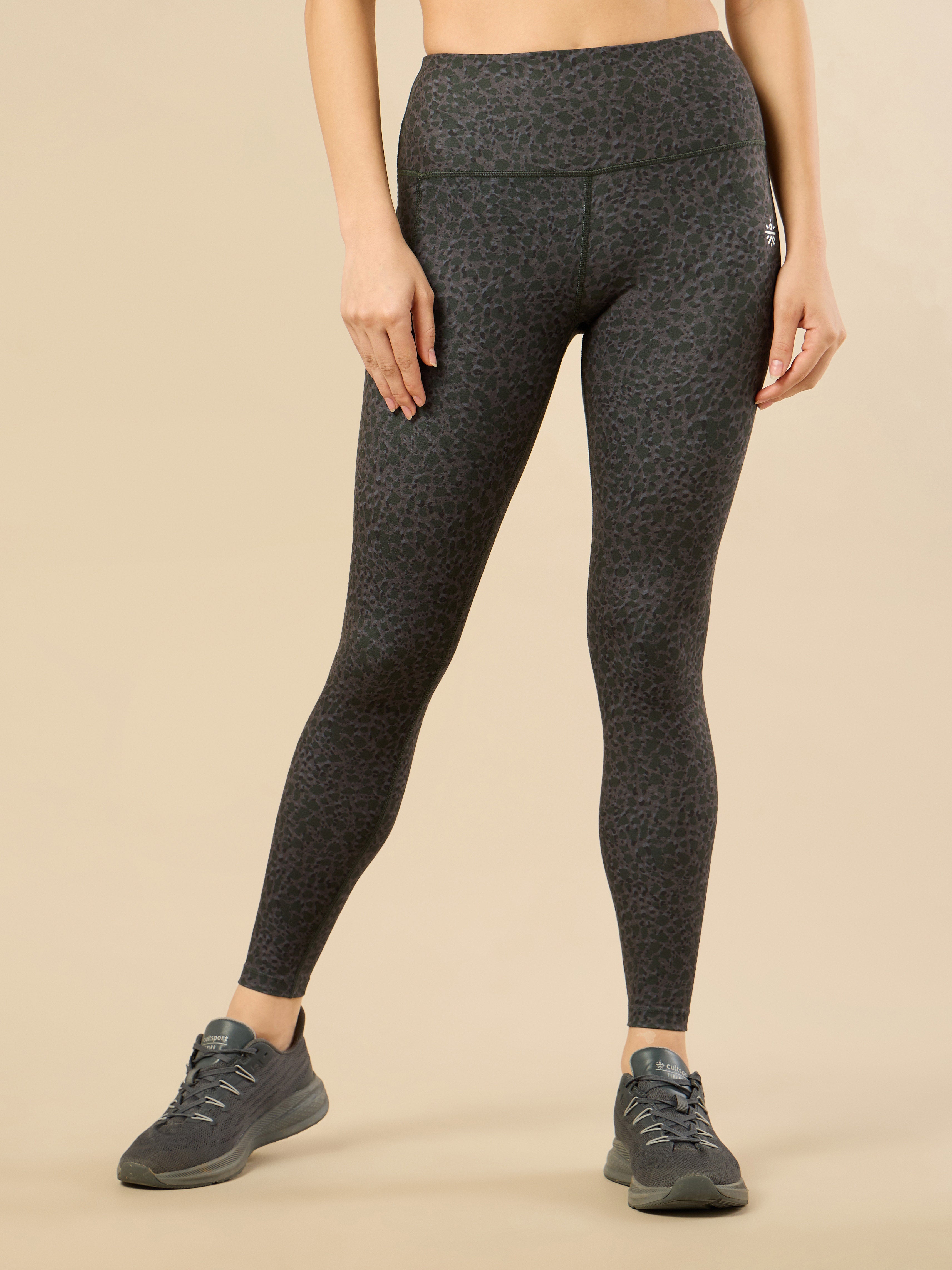 Women's Textured Print Performance Tights