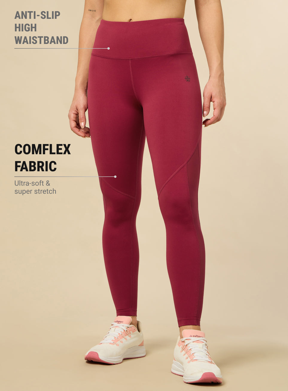 Women's HIIT Pink COMFlex Tights