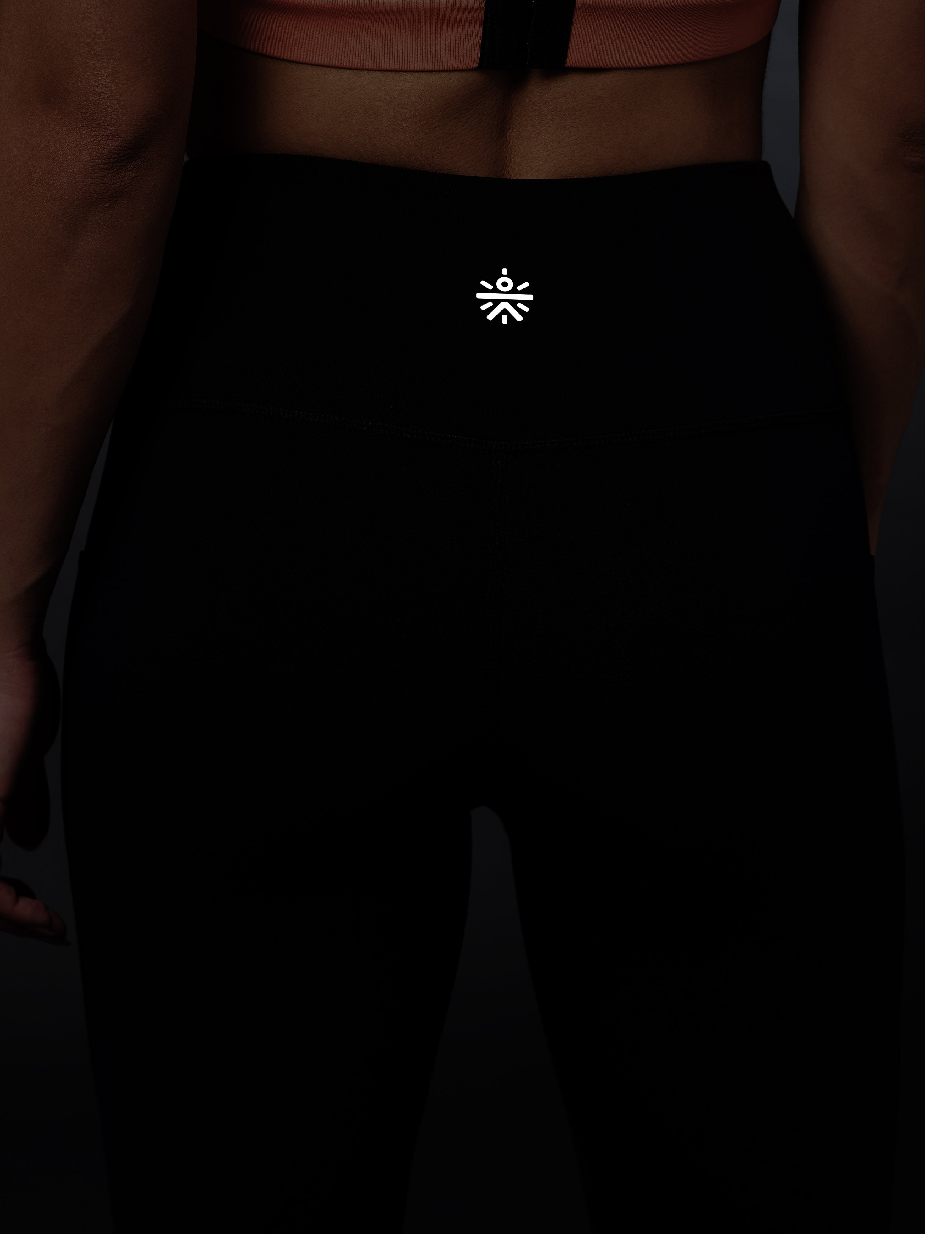 Women's Black Run Elevate COMFLex Tights