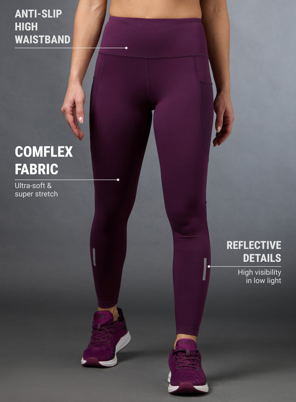 Women's Wine Run Elevate COMFLex Tights