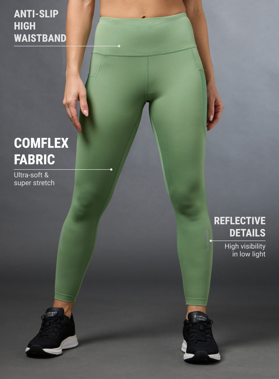 Women's Green Run Elevate COMFLex Tights