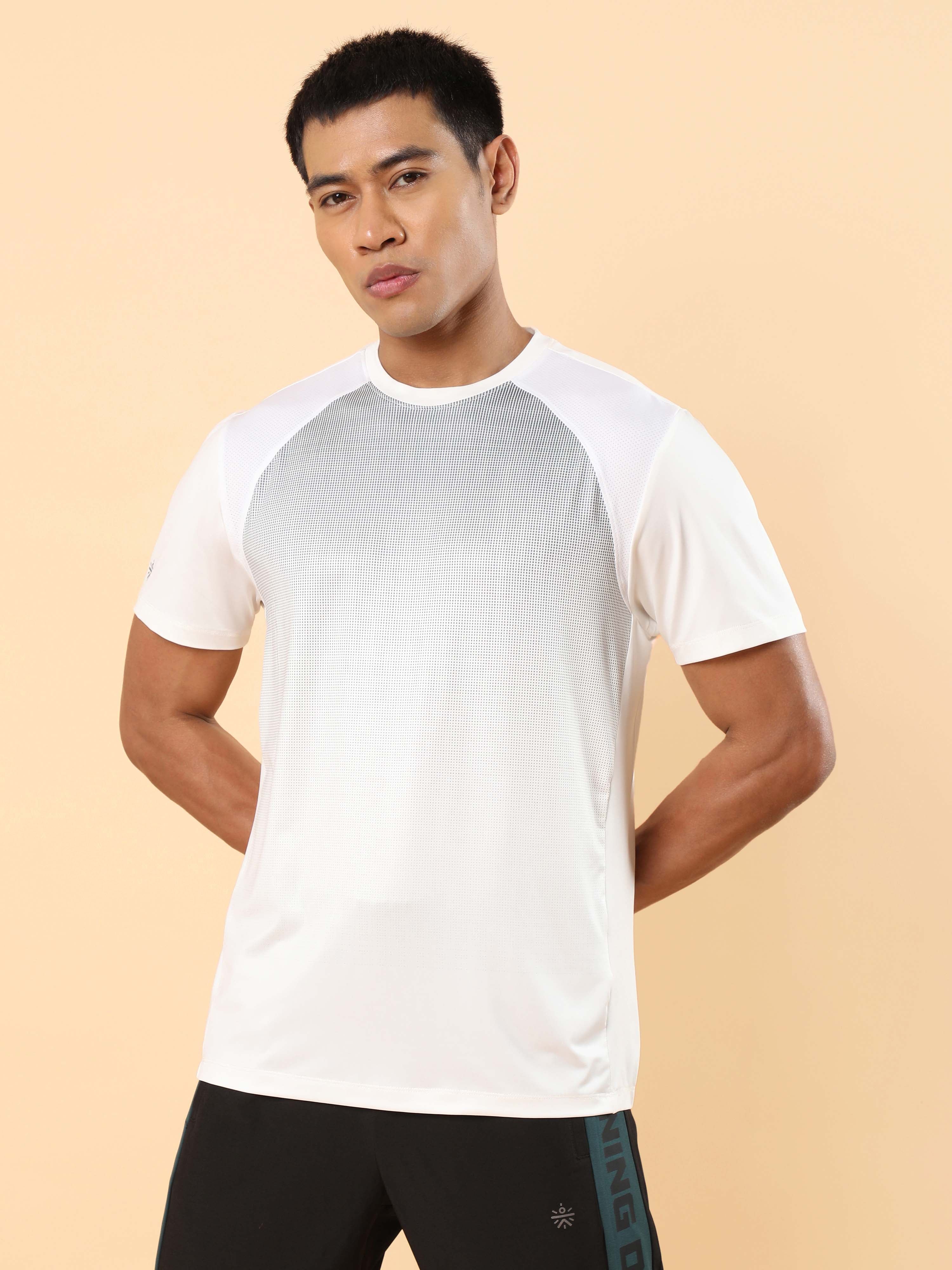 Men's White Max Play Workout T-shirt