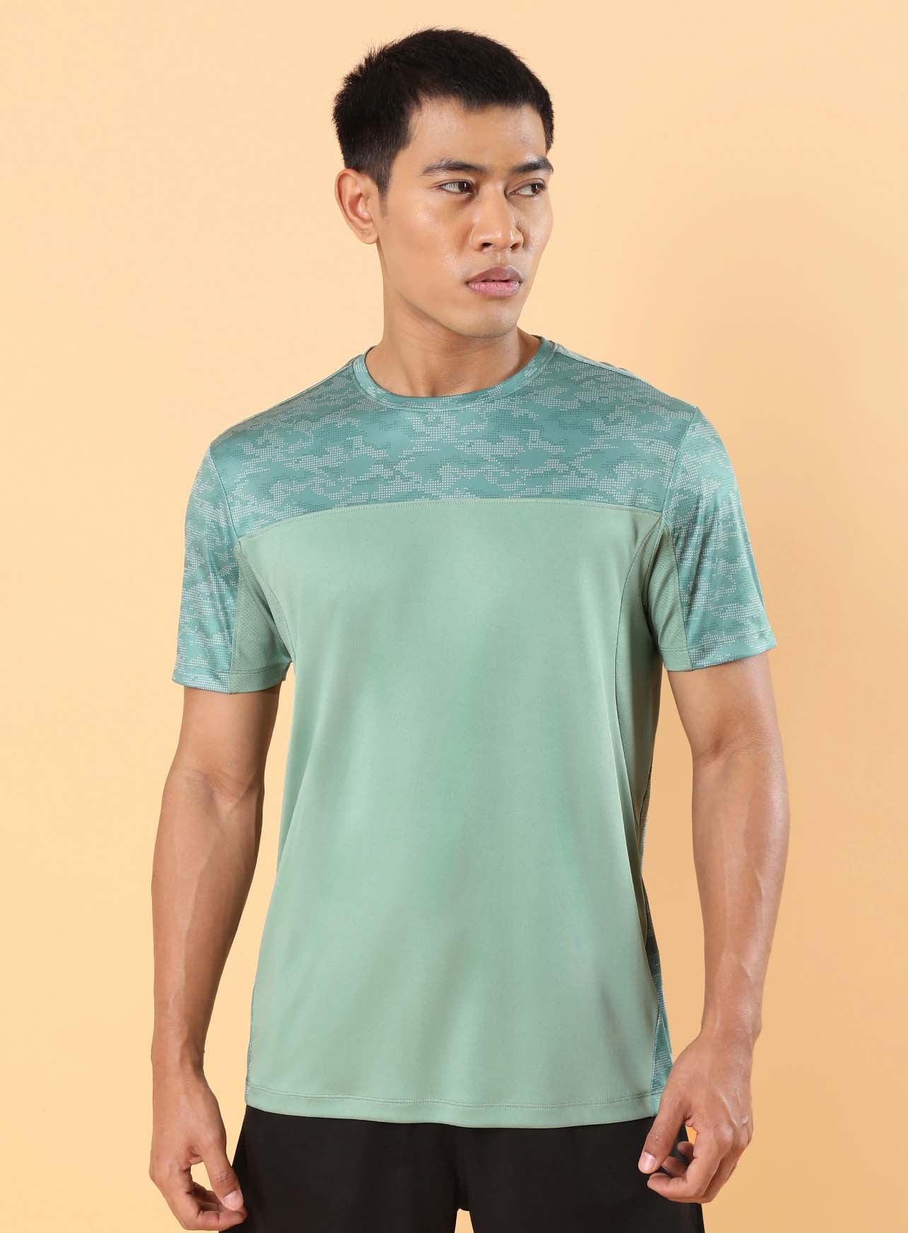 Men's Green Advance Play Active T-shirt
