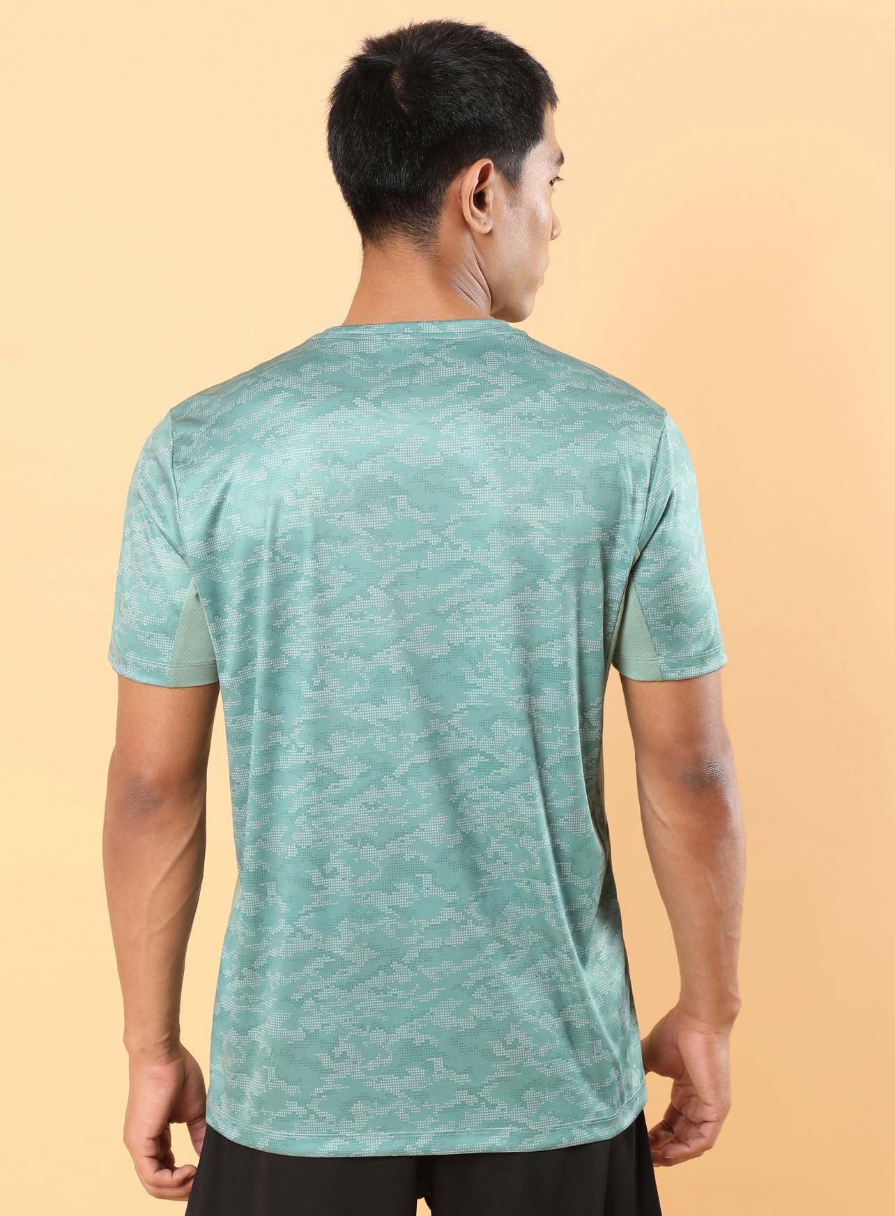 Men's Green Advance Play Active T-shirt