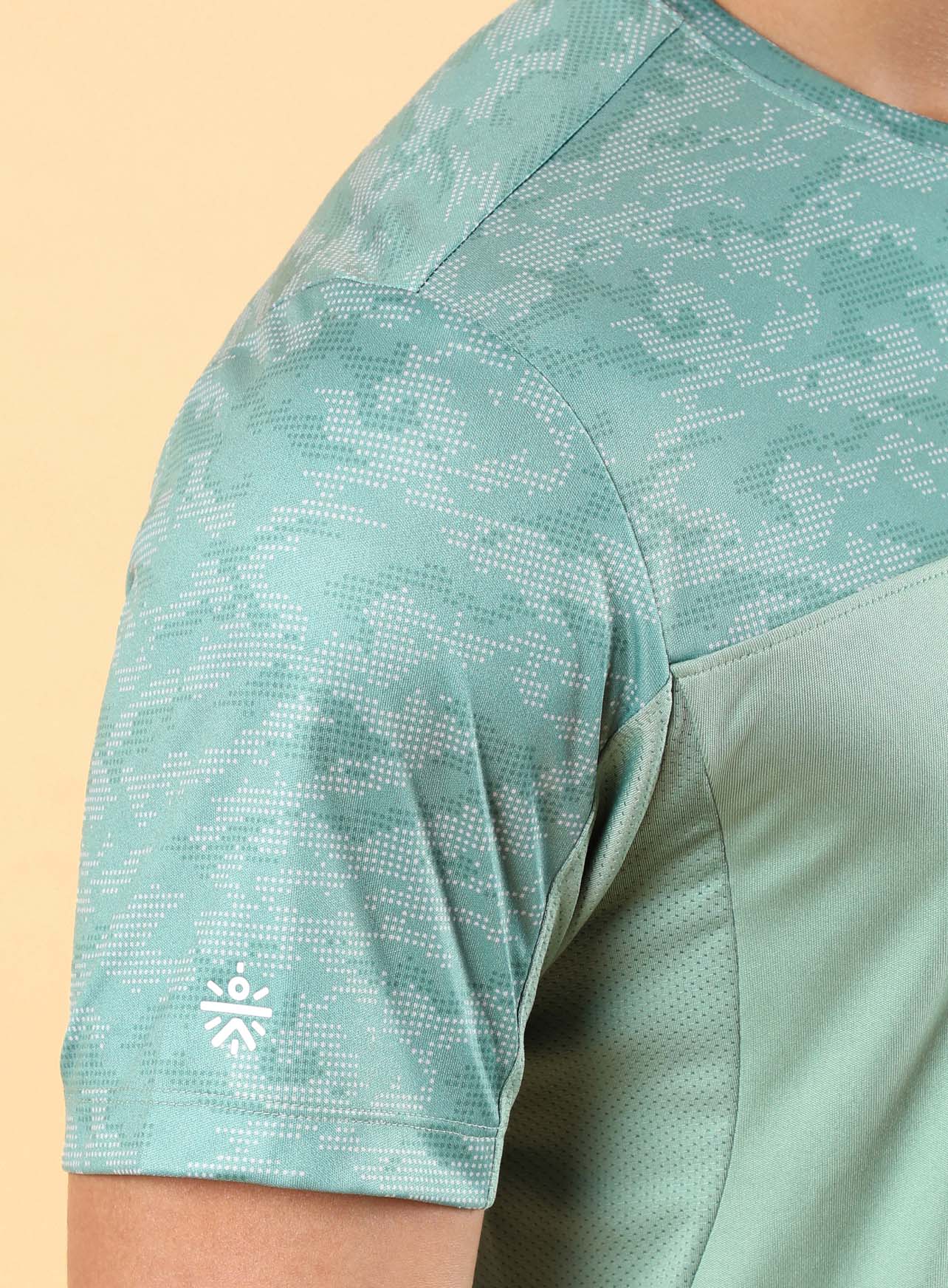 Men's Green Advance Play Active T-shirt