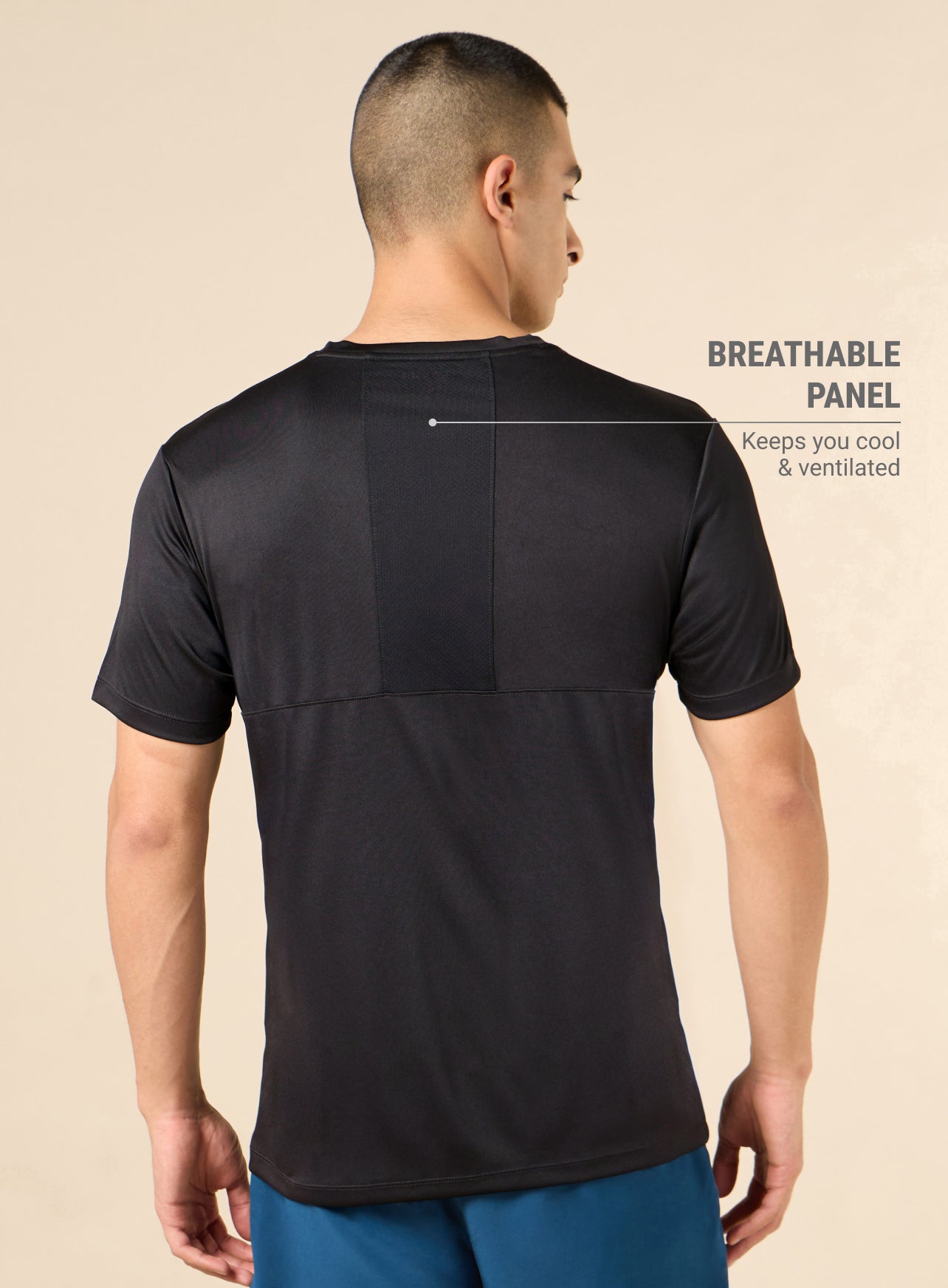 Men's Black All Sport Training T-shirt