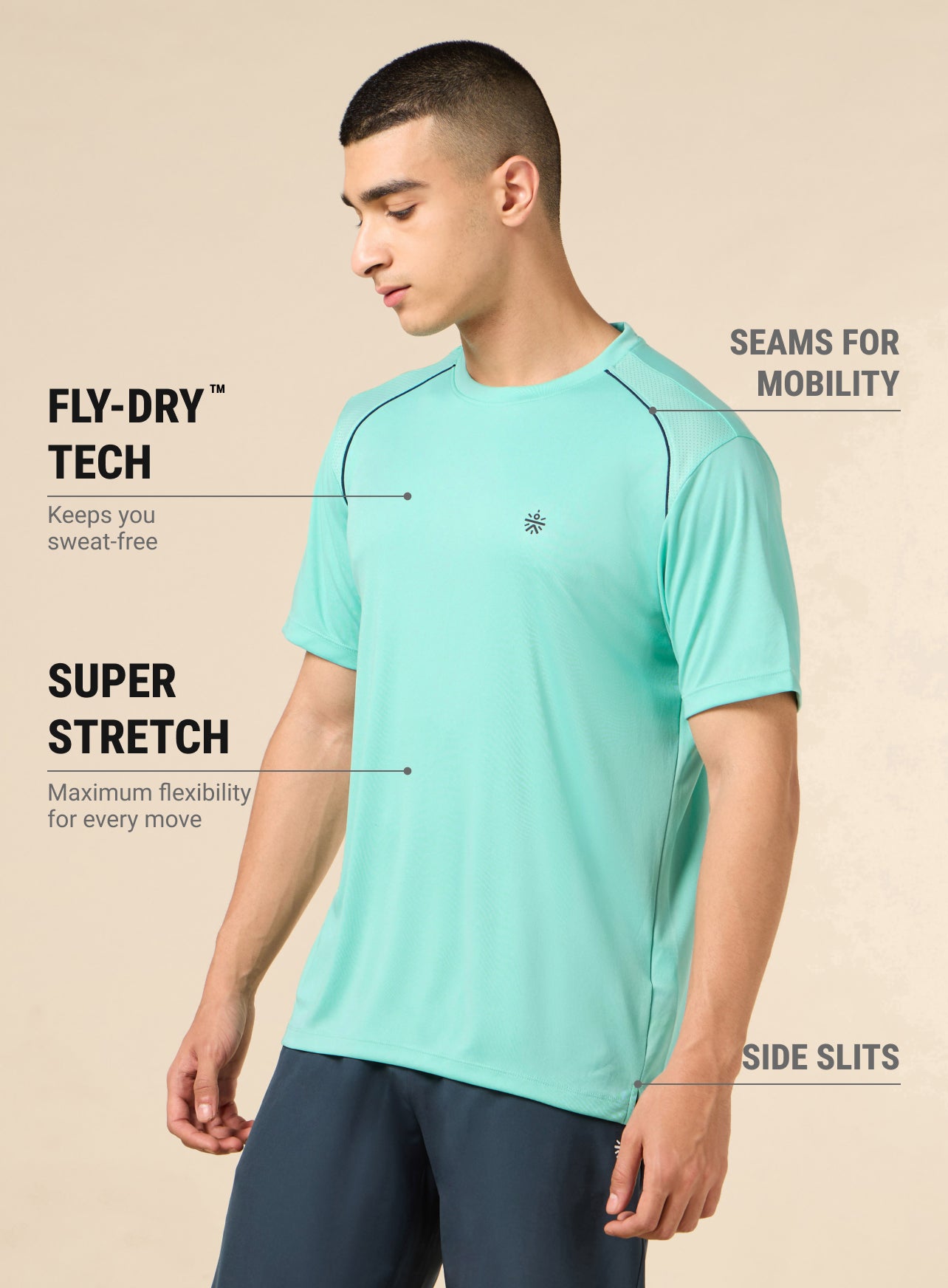 Men's Aqua All Sport Training T-shirt