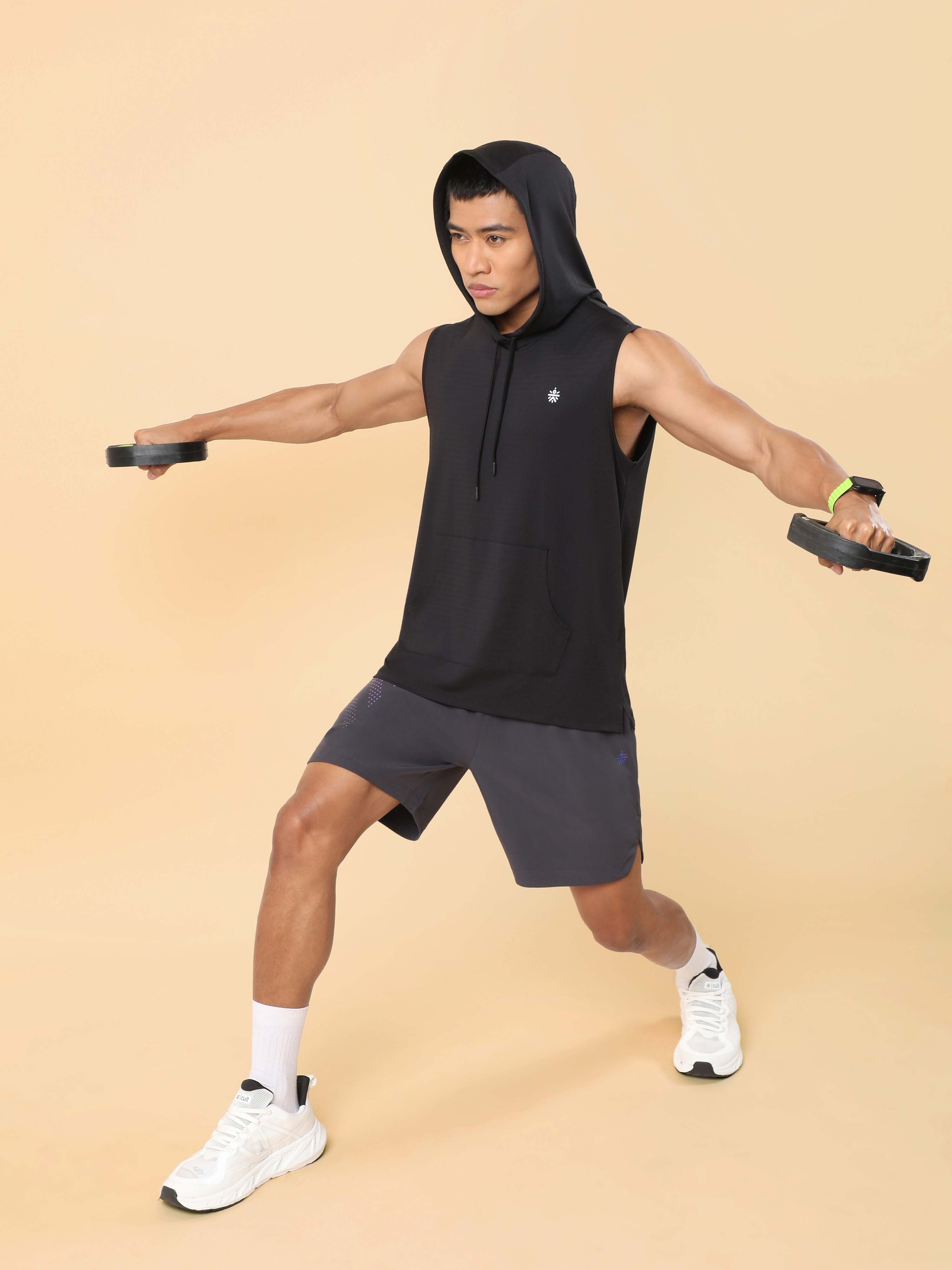 Men's Black Active T-shirt