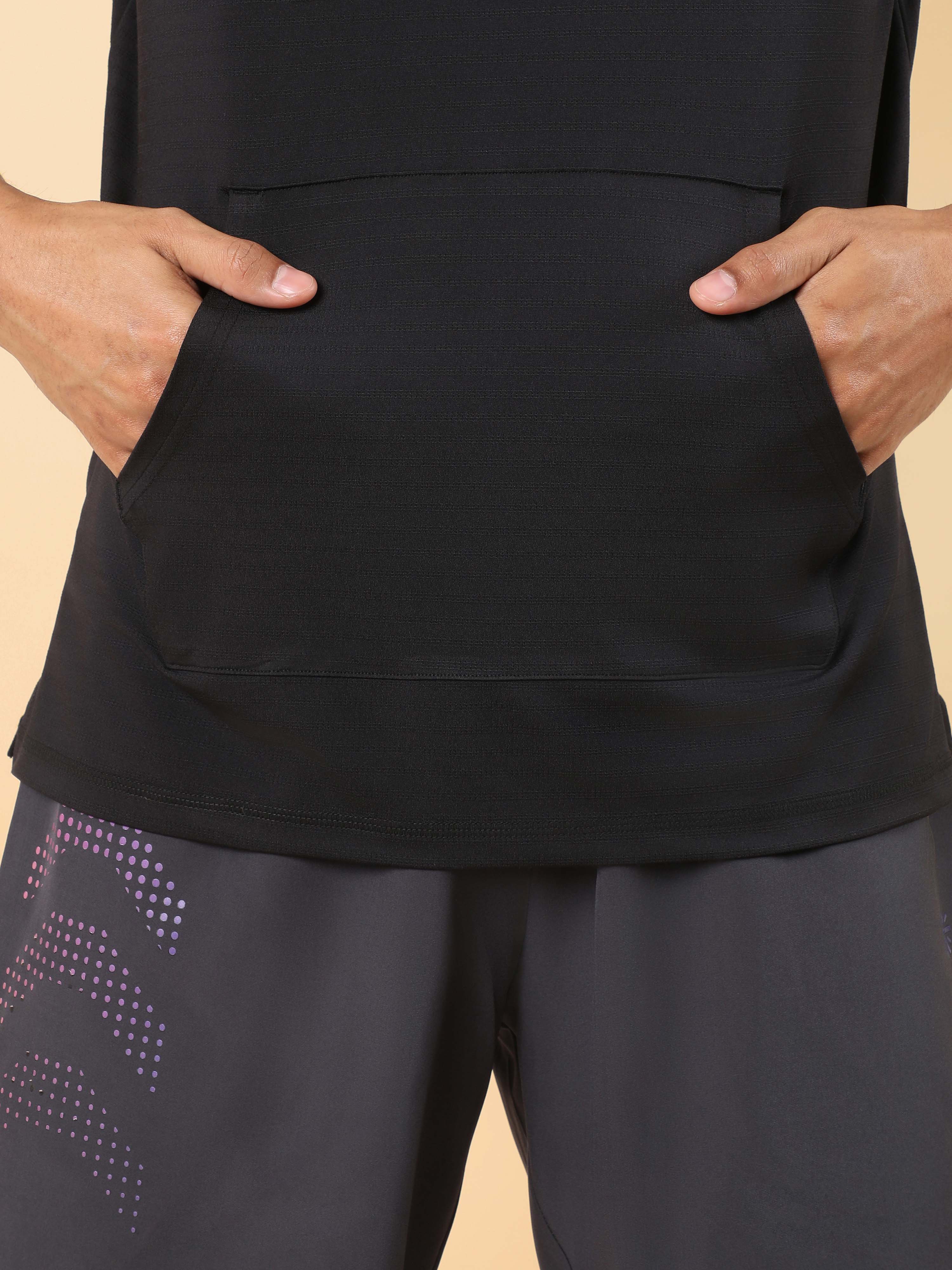 Men's Black Active T-shirt