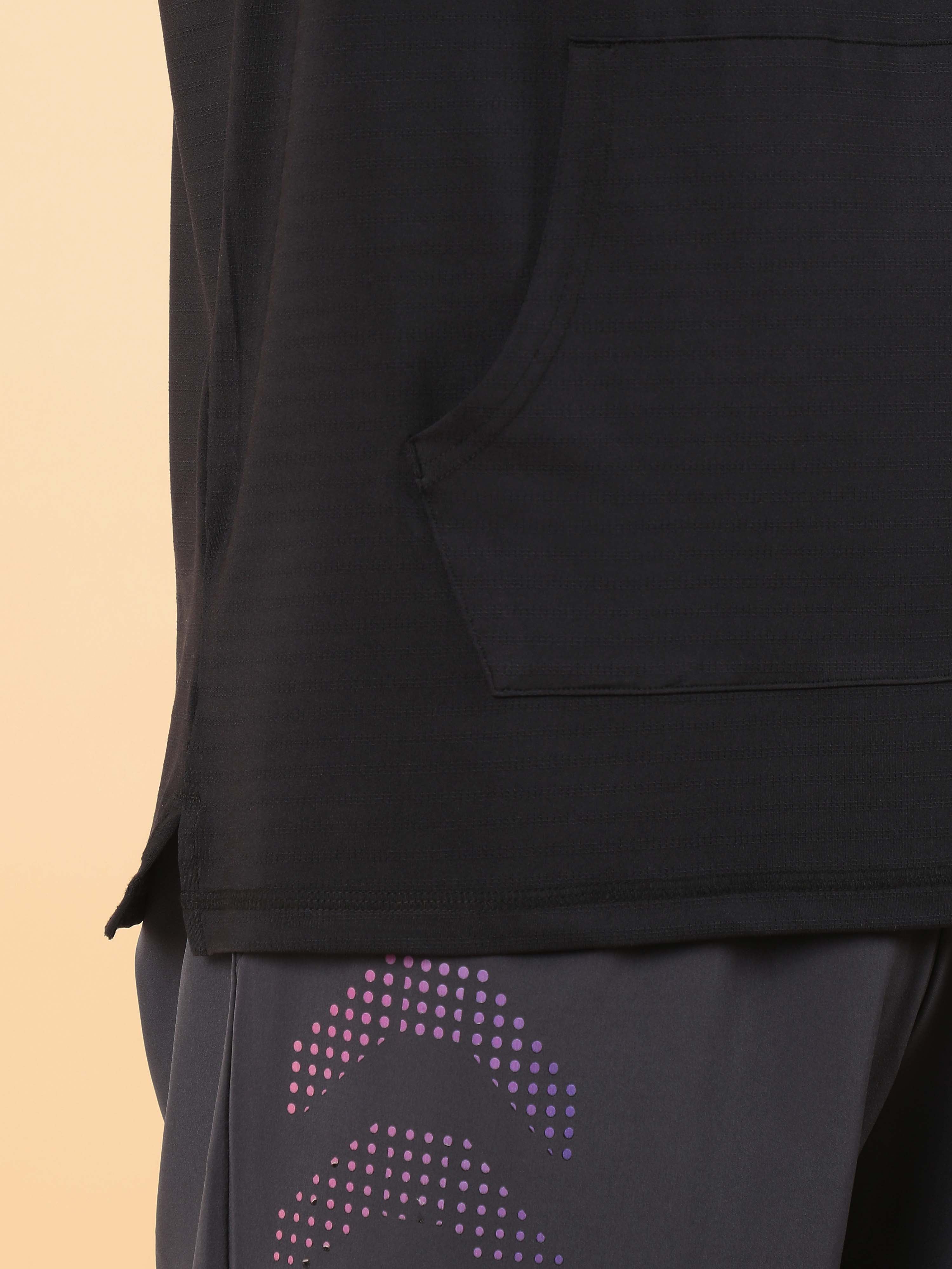 Men's Black Active T-shirt