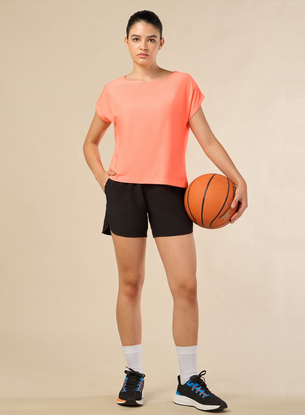 Women's Premium Jacquard Knit Orange top