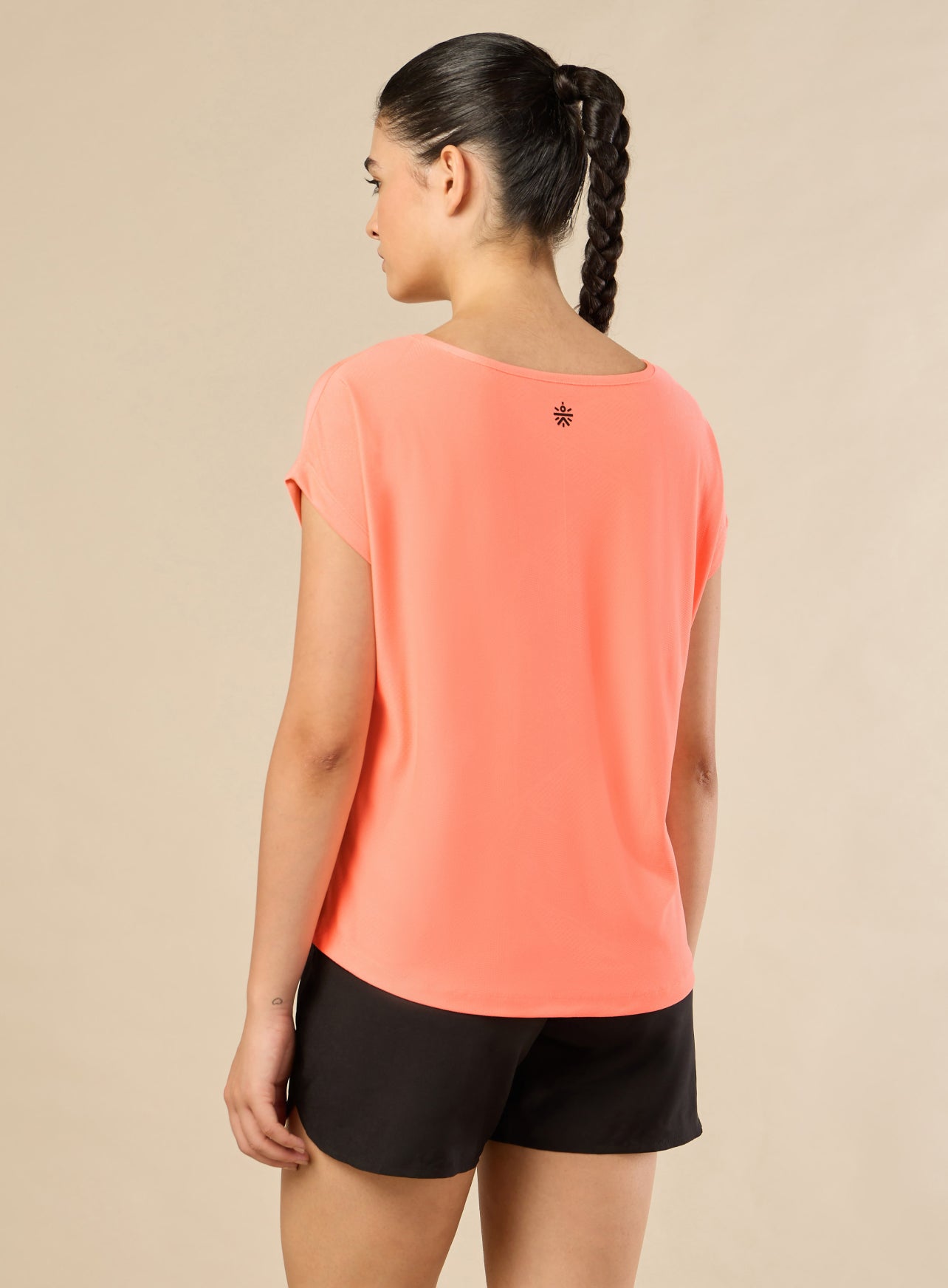 Women's Premium Jacquard Knit Orange top