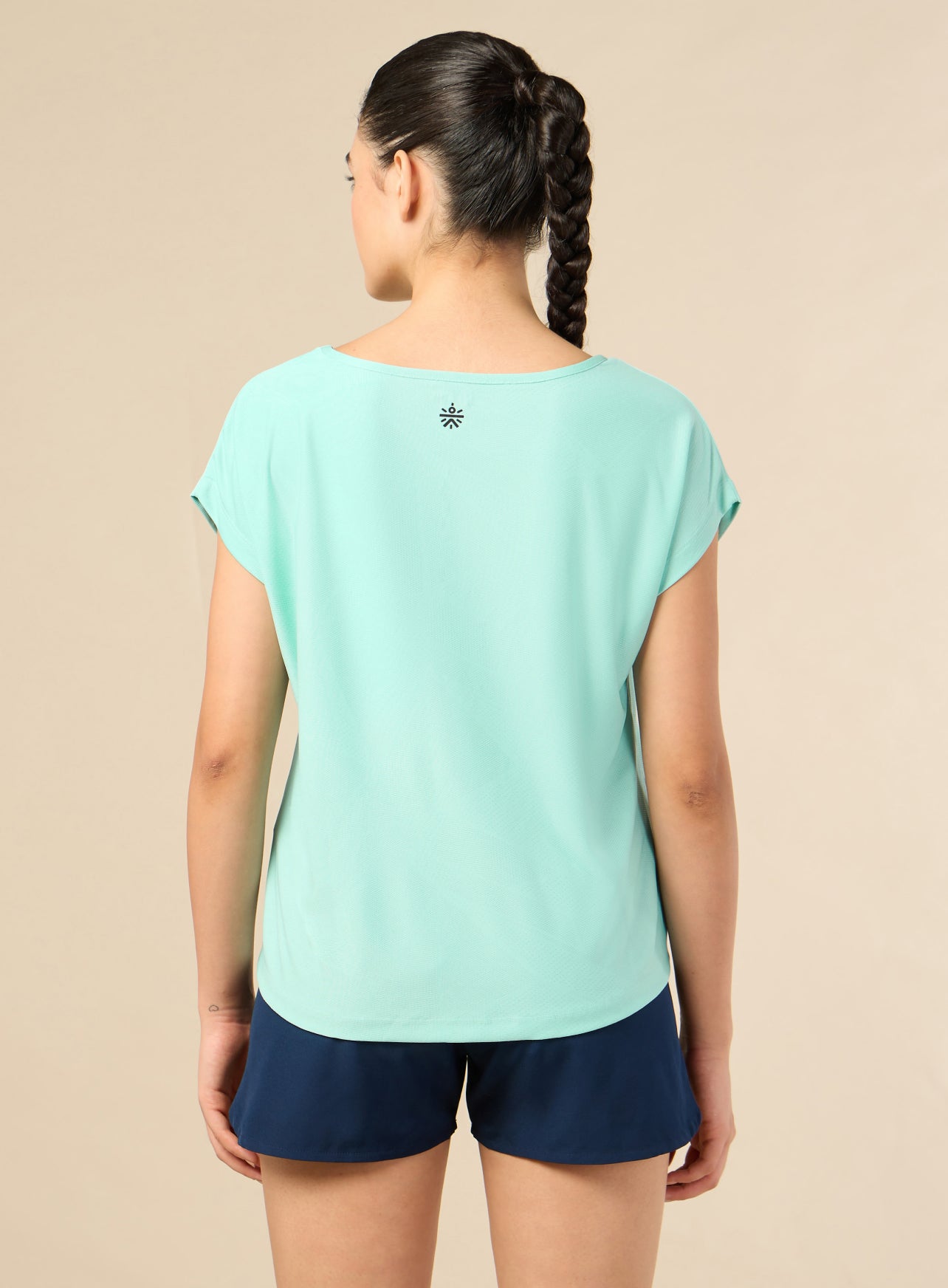 Women's Premium Jacquard Knit Aqua Top