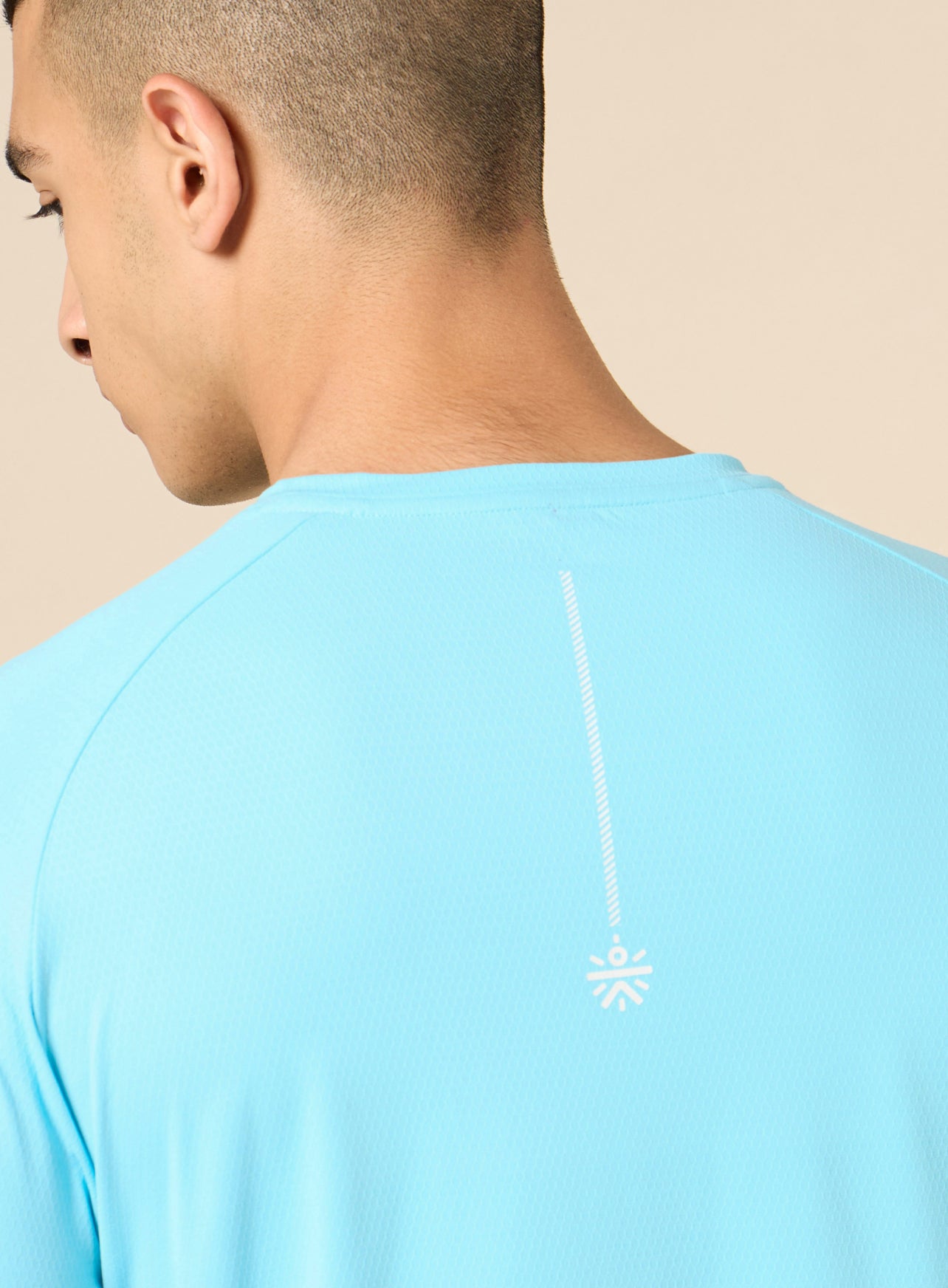 Men's Blue All Sport Diamond Knit Training T-shirt