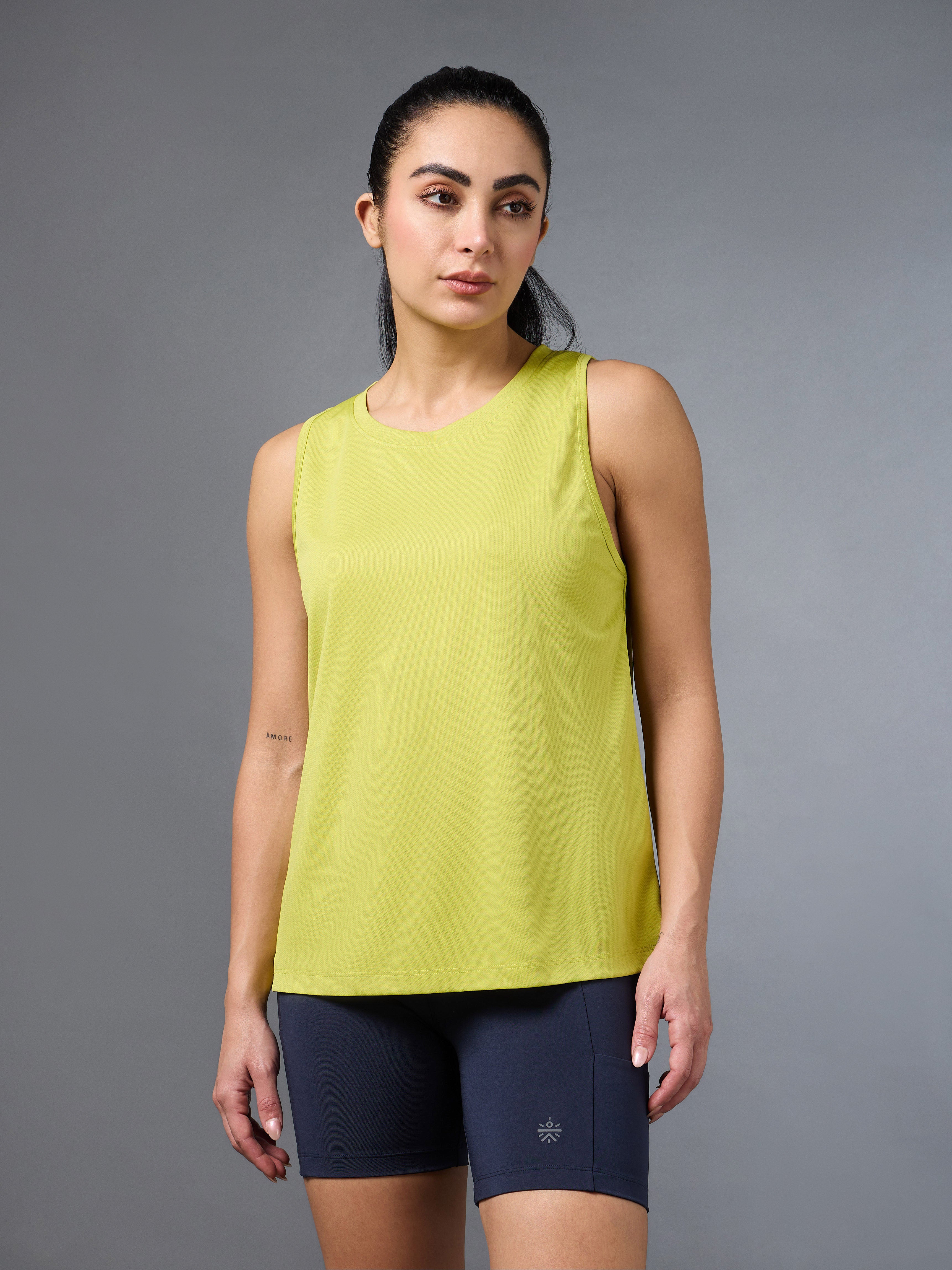 Women's All Day Active Lime Tank