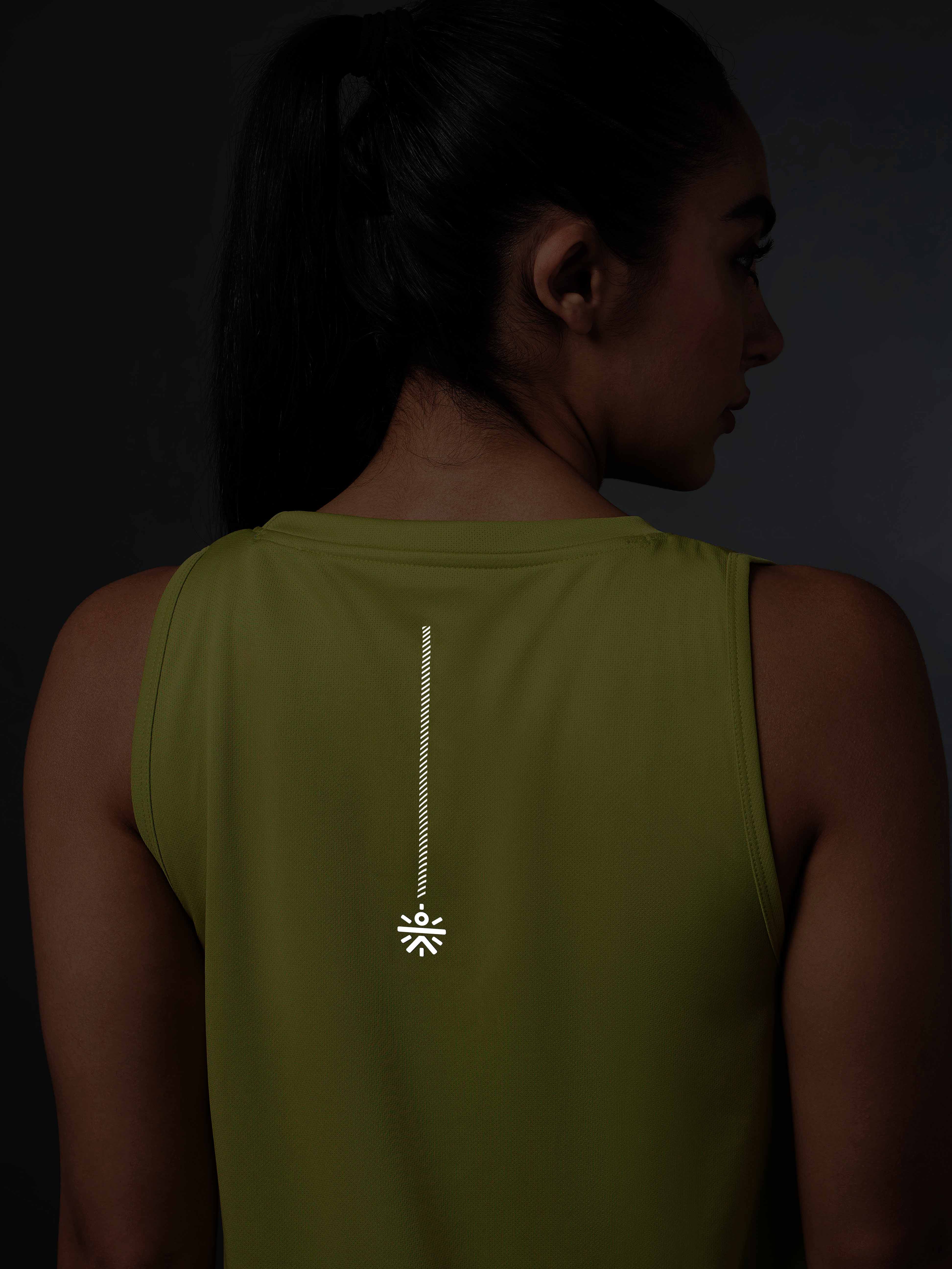 Women's All Day Active Lime Tank