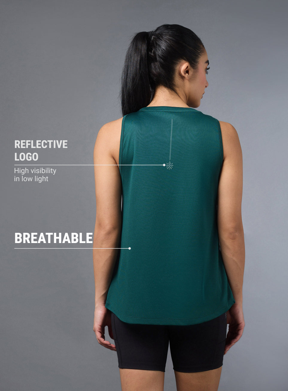 Women's All Day Active Teal Tank