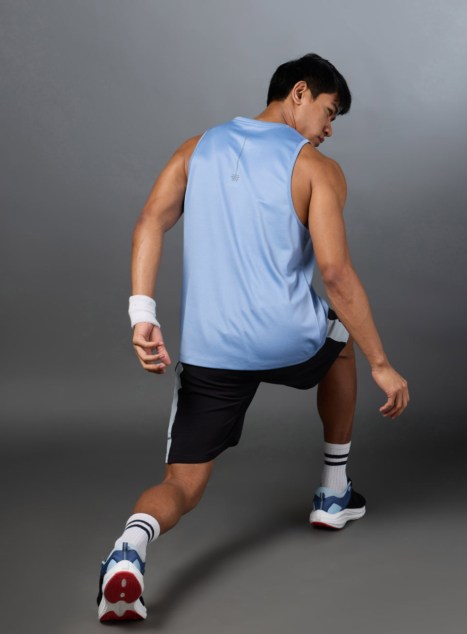 Men's Running Essential Blue Tank