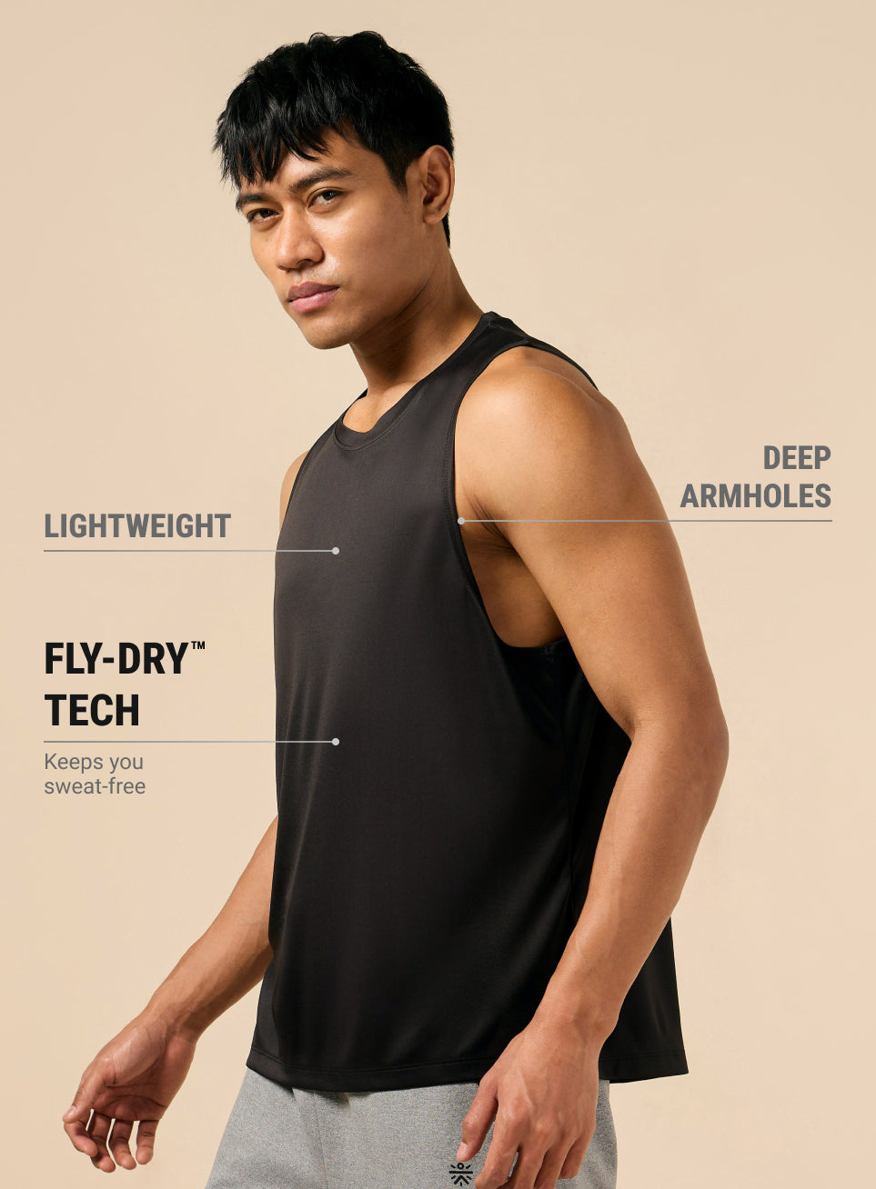 Men's Running Essential Pack of 2 Tanks