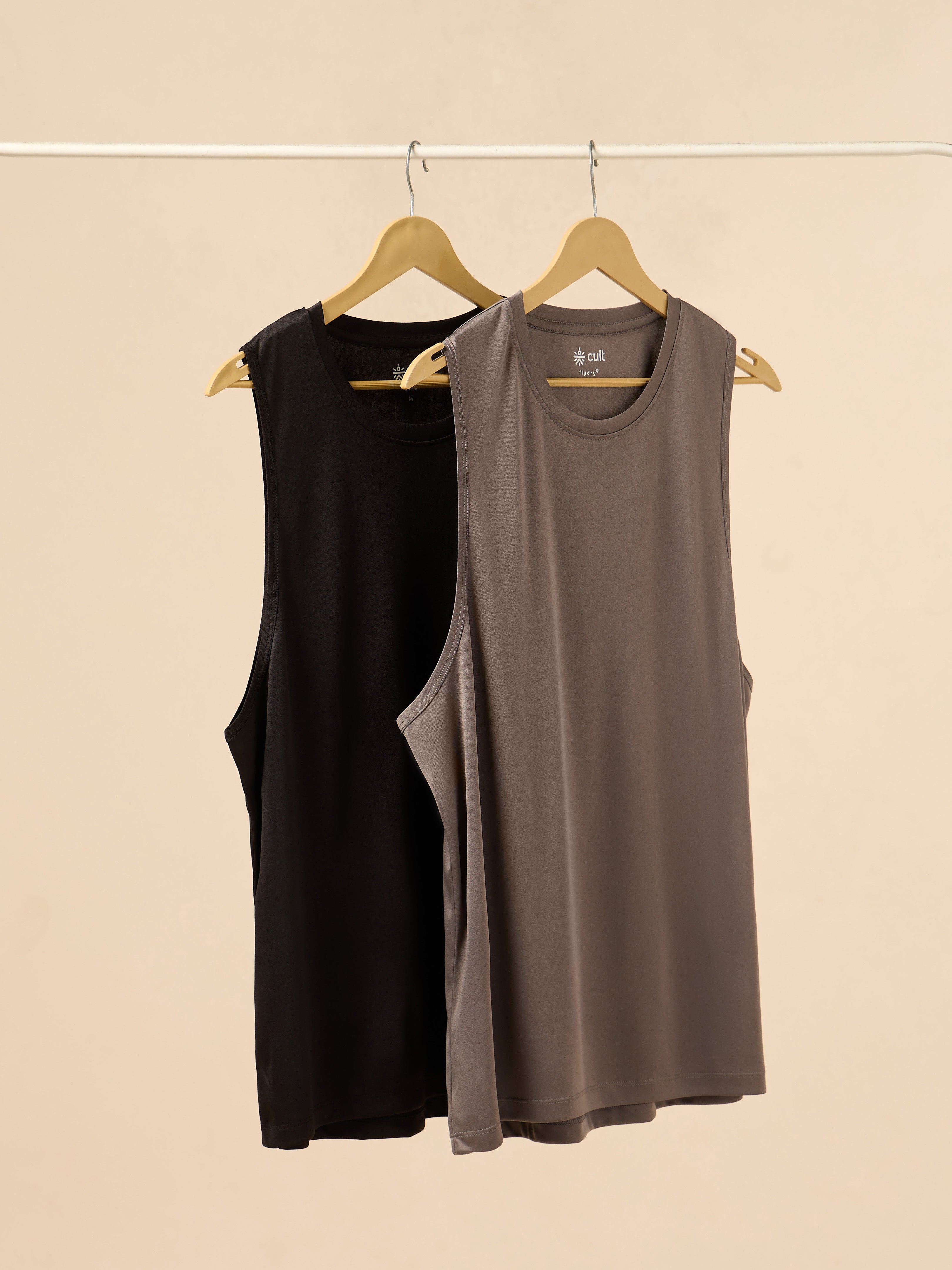 Men's Running Essential Pack of 2 Tanks