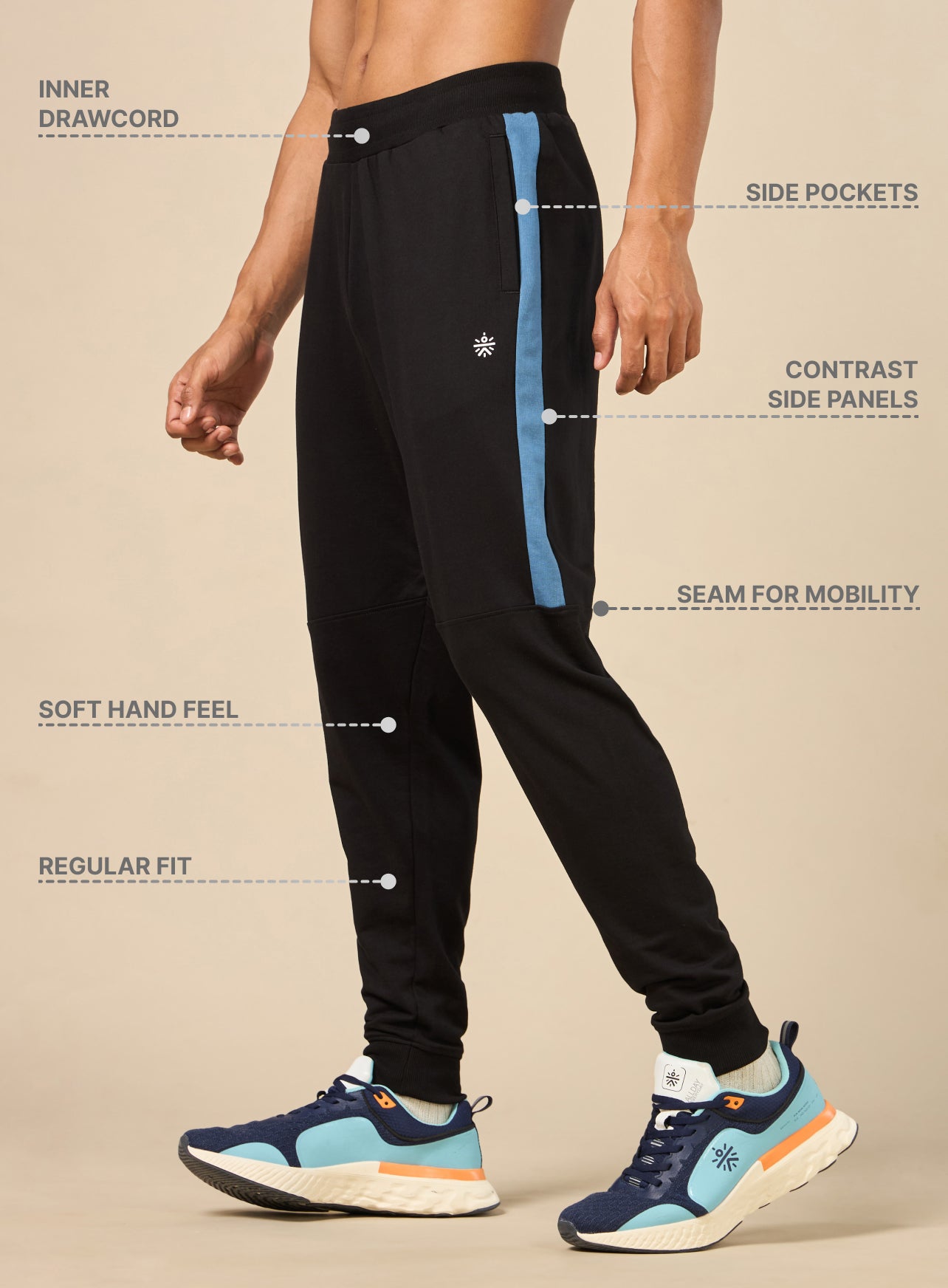 Men's Ultimate Black Train Joggers