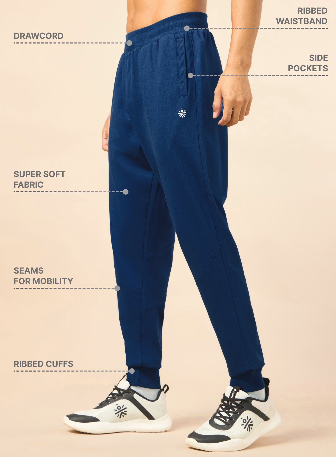 Men's Cult Flex Blue Joggers