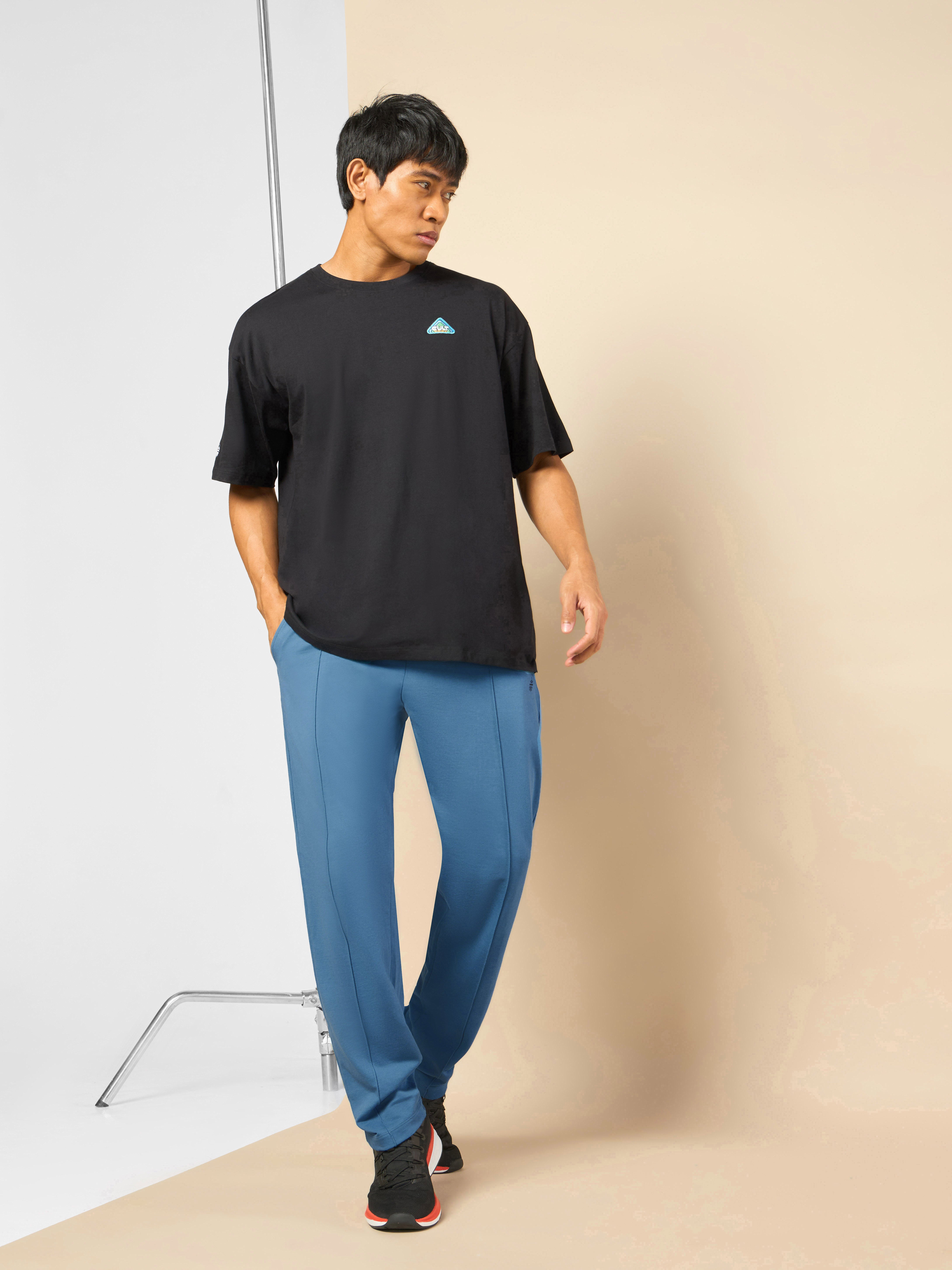 Men's Step Up Blue Lifestyle Trackpants