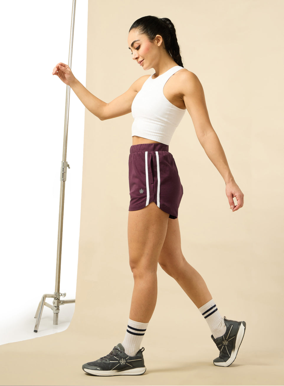 Women's Maroon Training Essentials Shorts