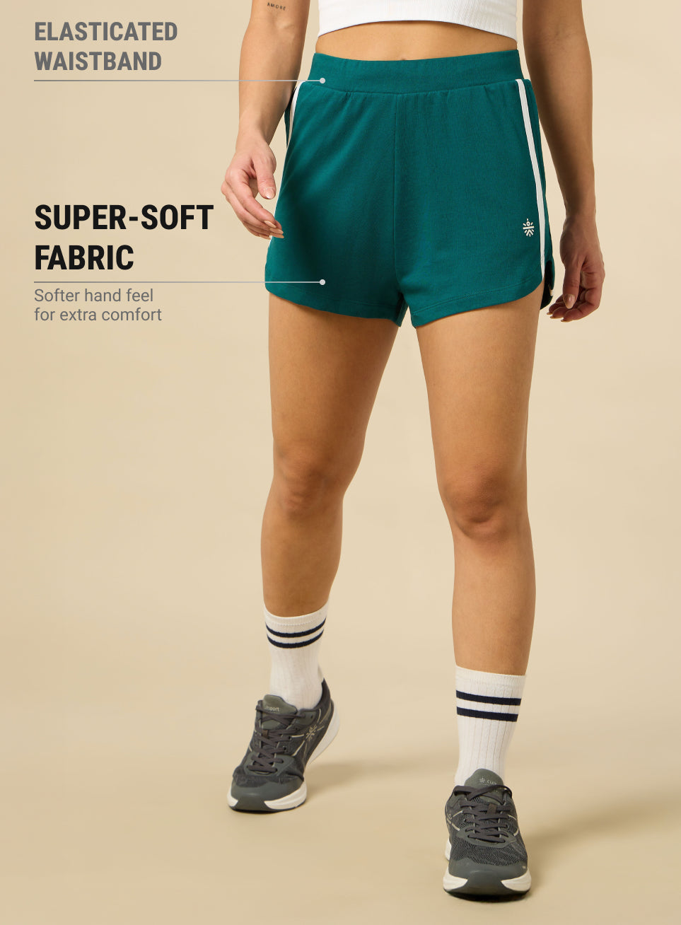 Women's Teal Training Essentials Shorts