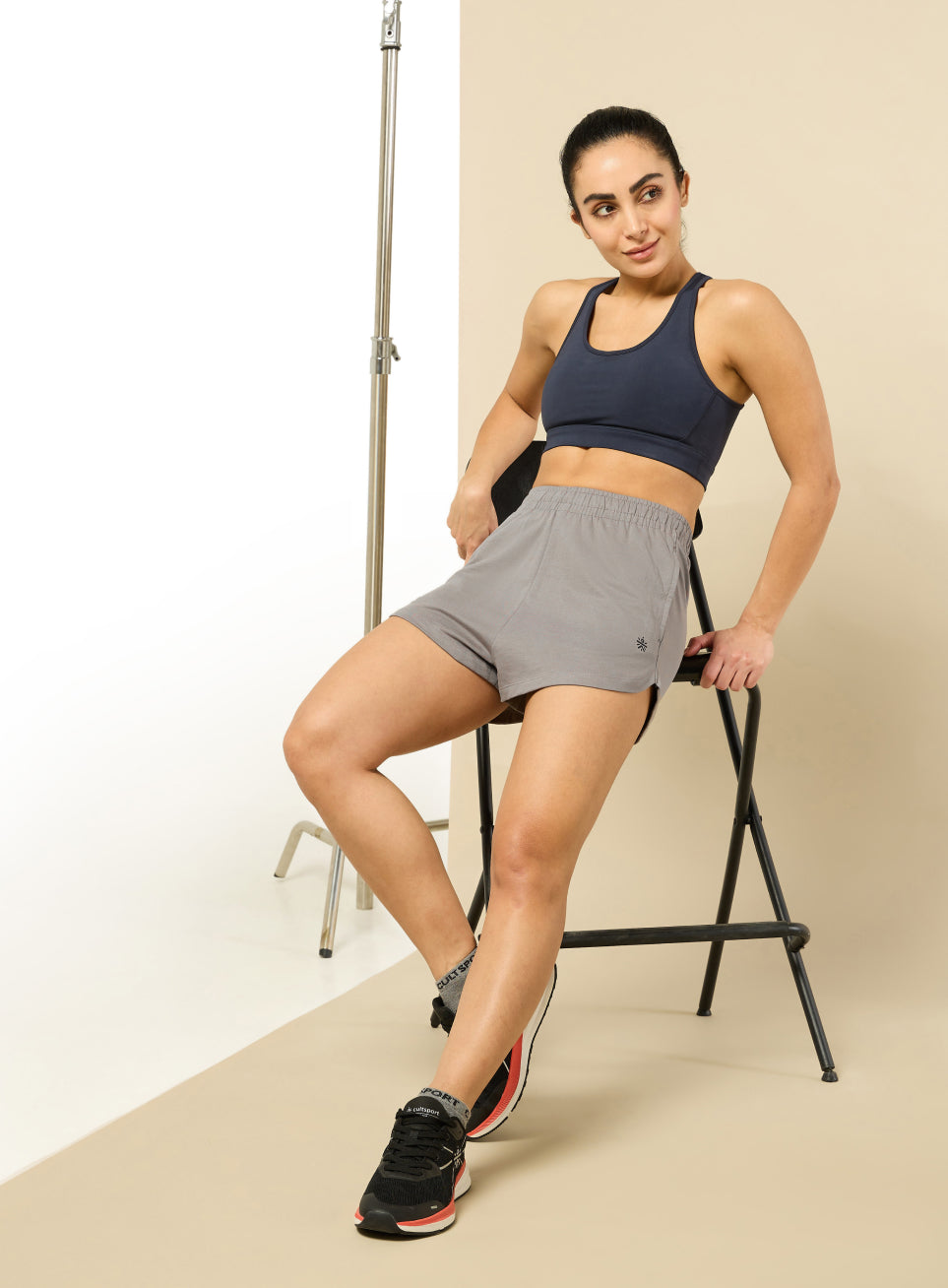 Women's Grey Cult Play Shorts