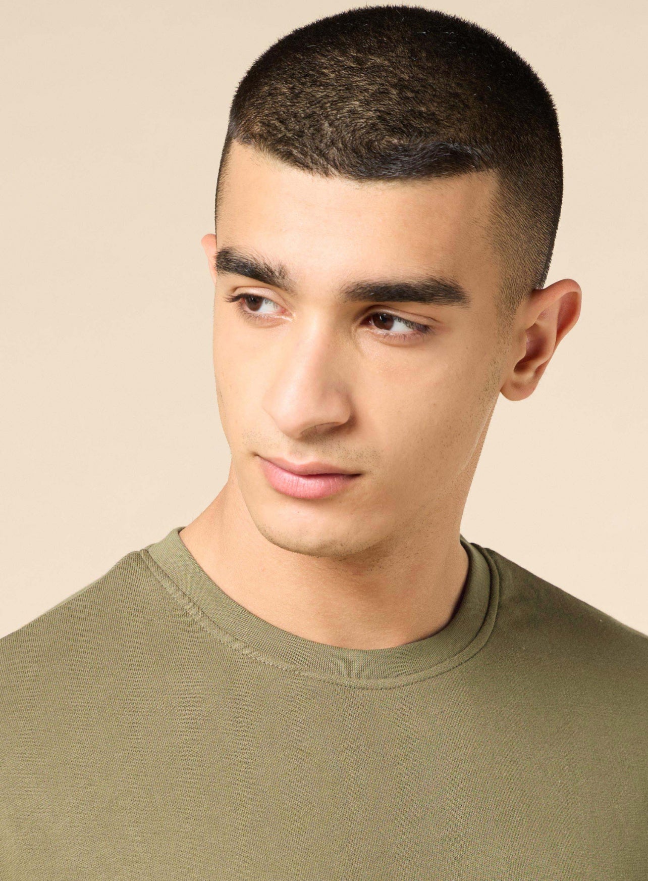 Men's Lifestyle Cotton Olive Co-ord Set