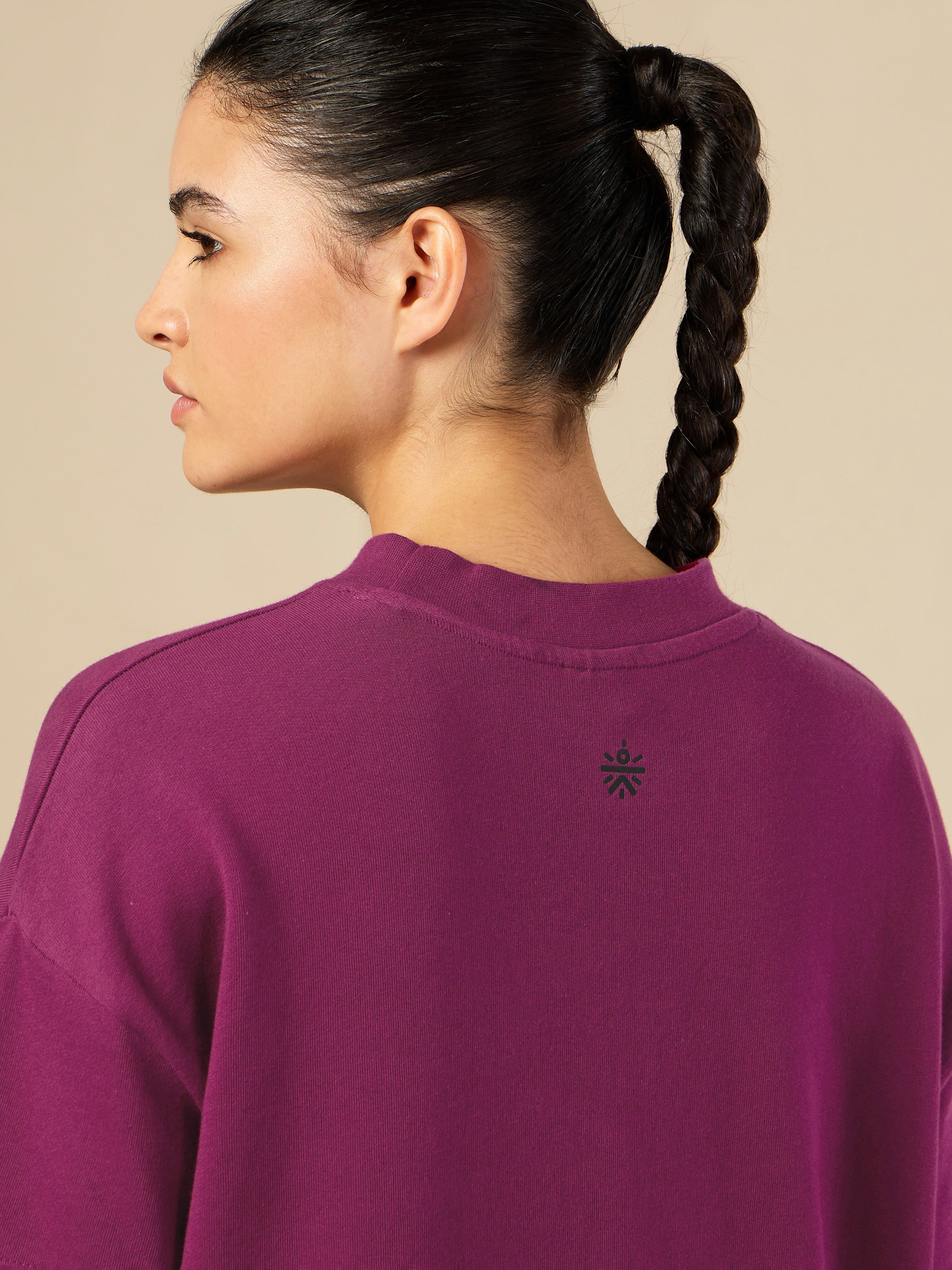 Women's Lifestyle Cotton Magenta Co-ord Set