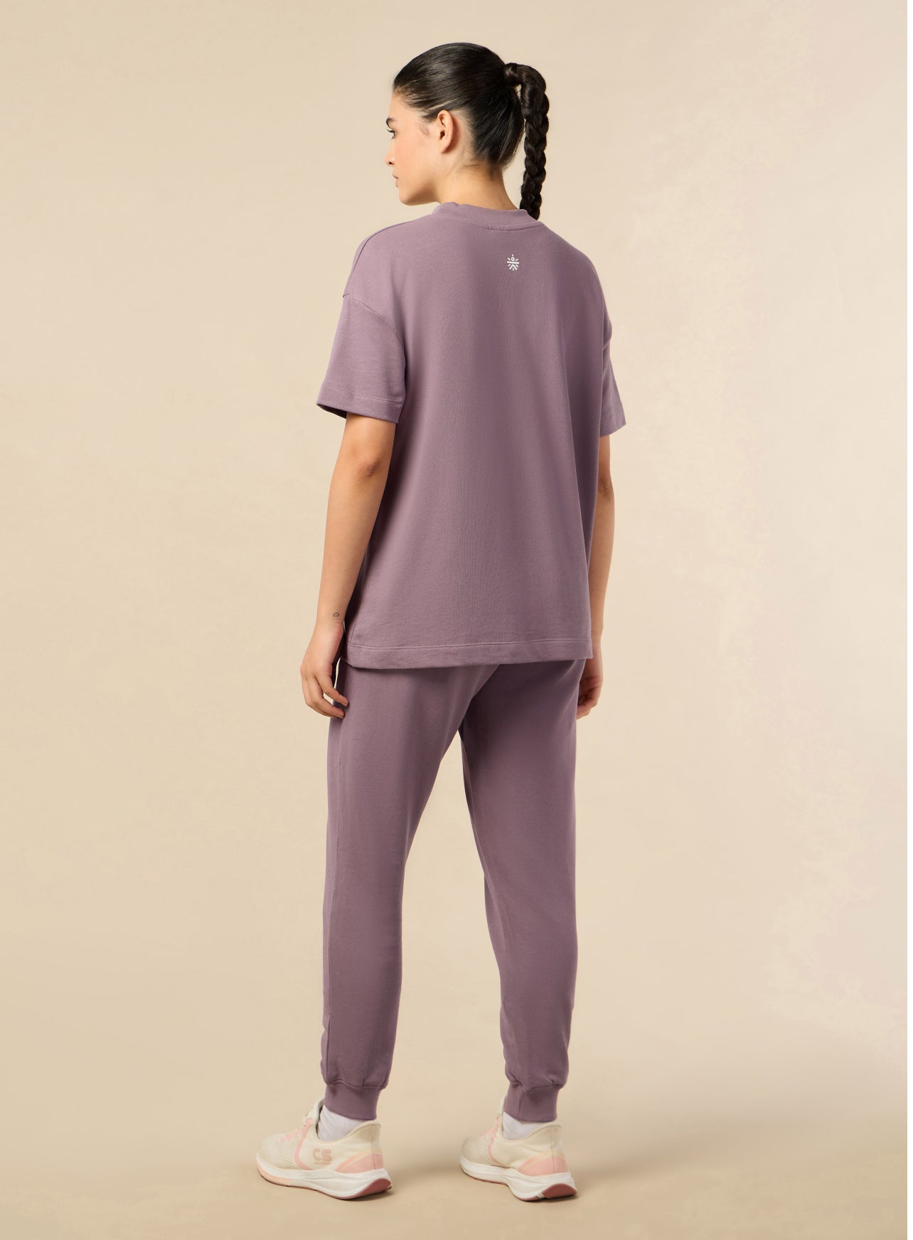Women's Lifestyle Cotton Lavender Co-ord Set