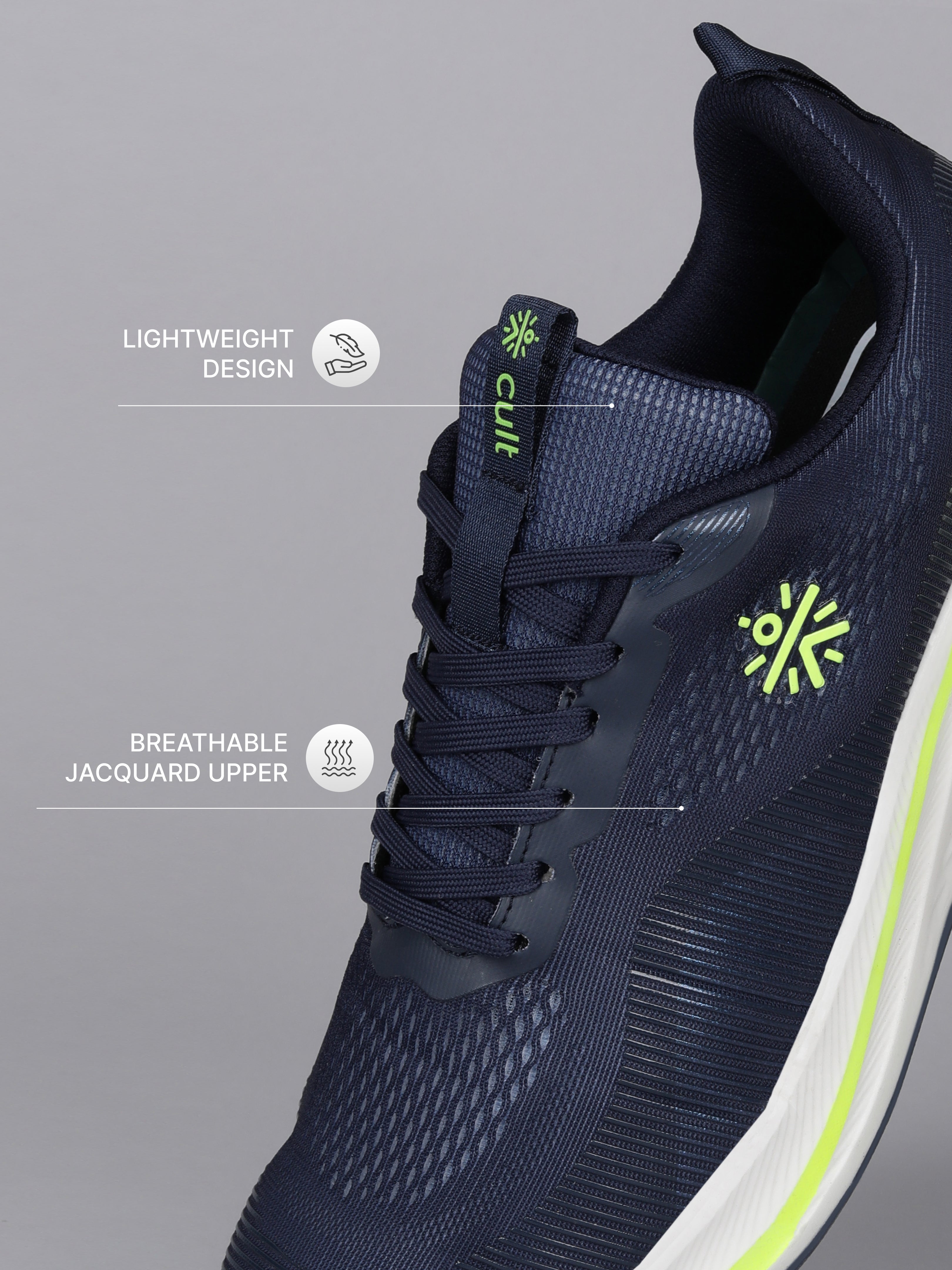 cult Men's Typhon Running Shoes - Navy