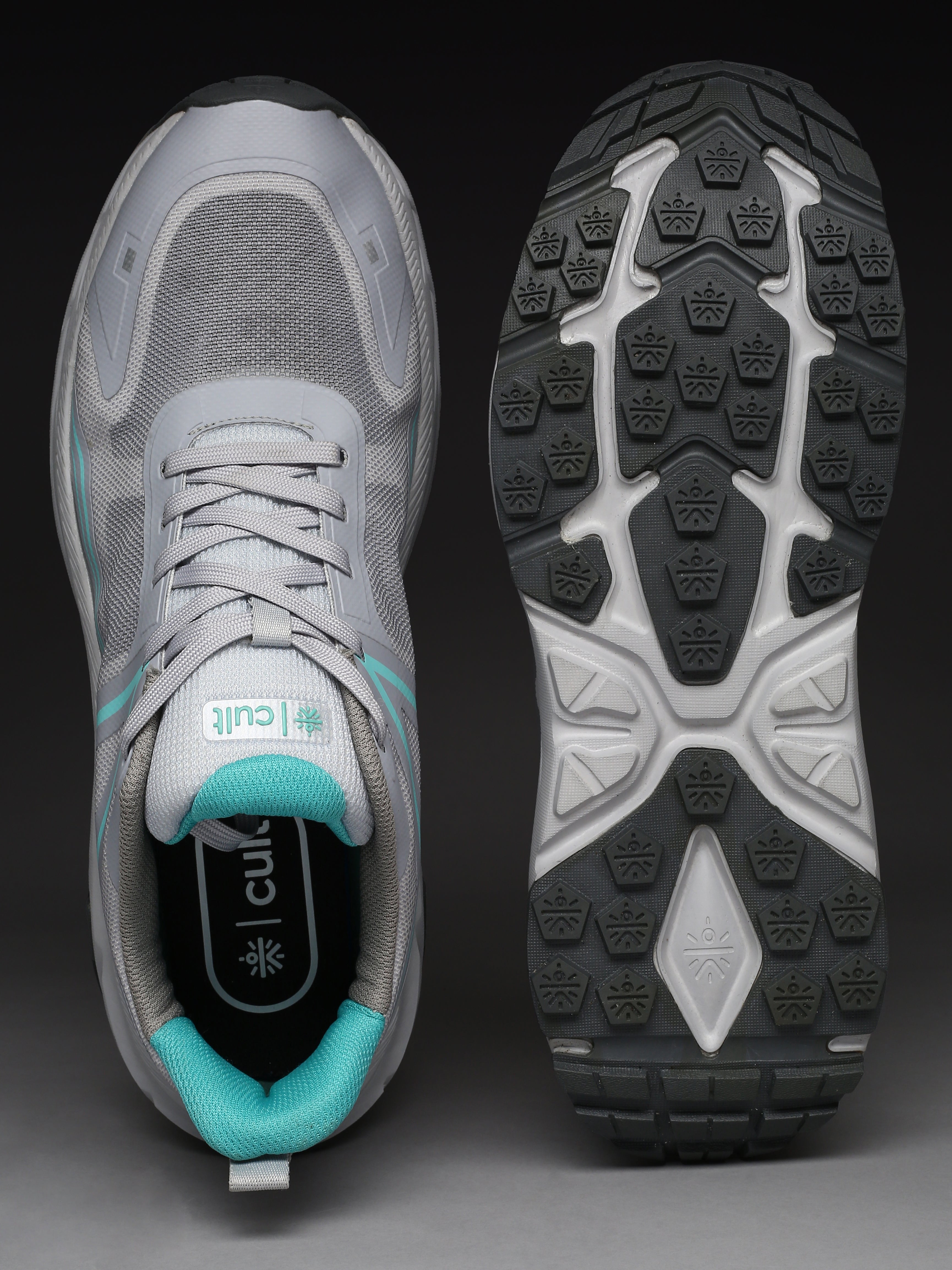 cult Men's Drift Outdoor Shoes - L.Grey/Sea Green