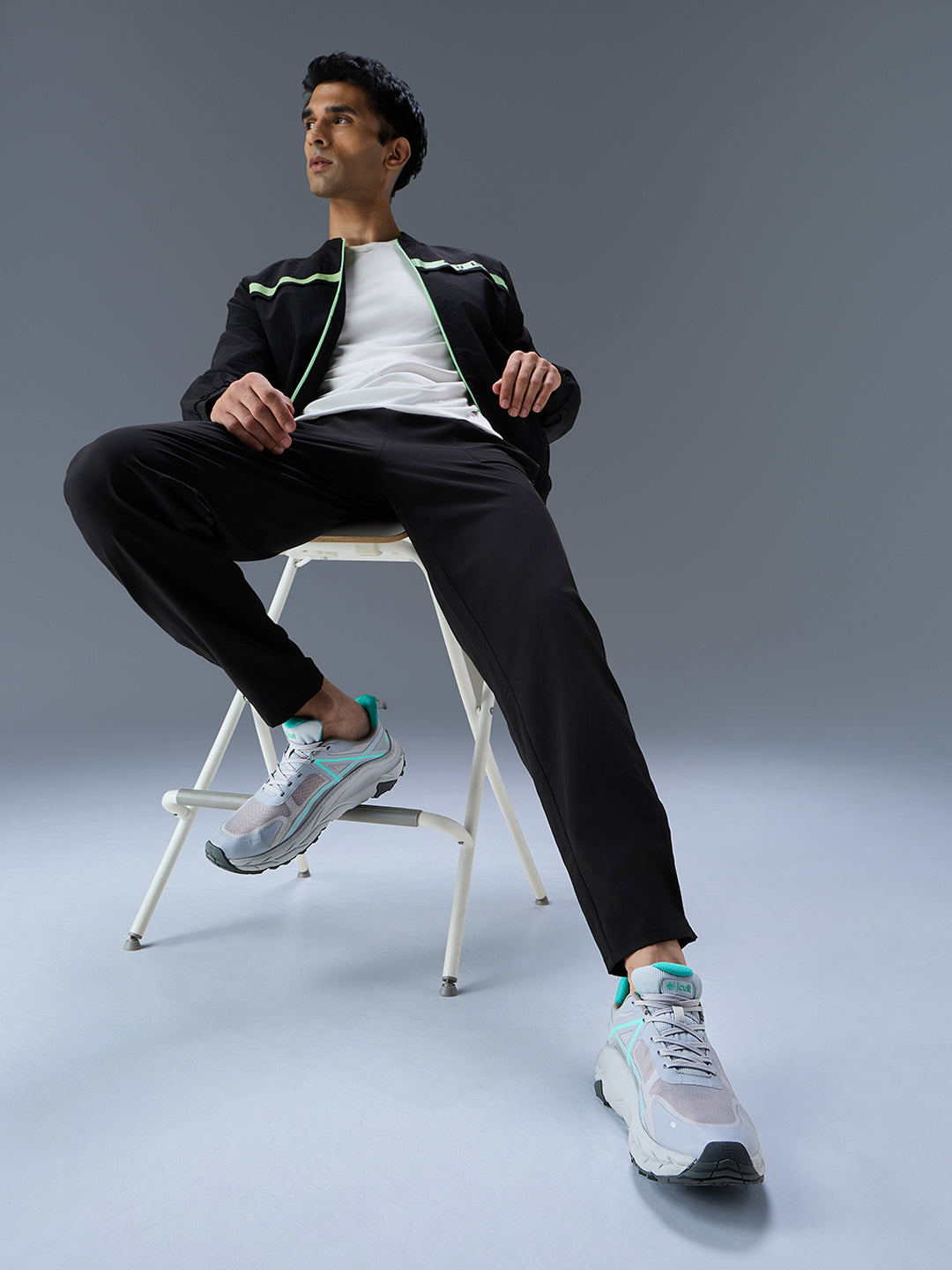 cult Men's Drift Outdoor Shoes - L.Grey/Sea Green