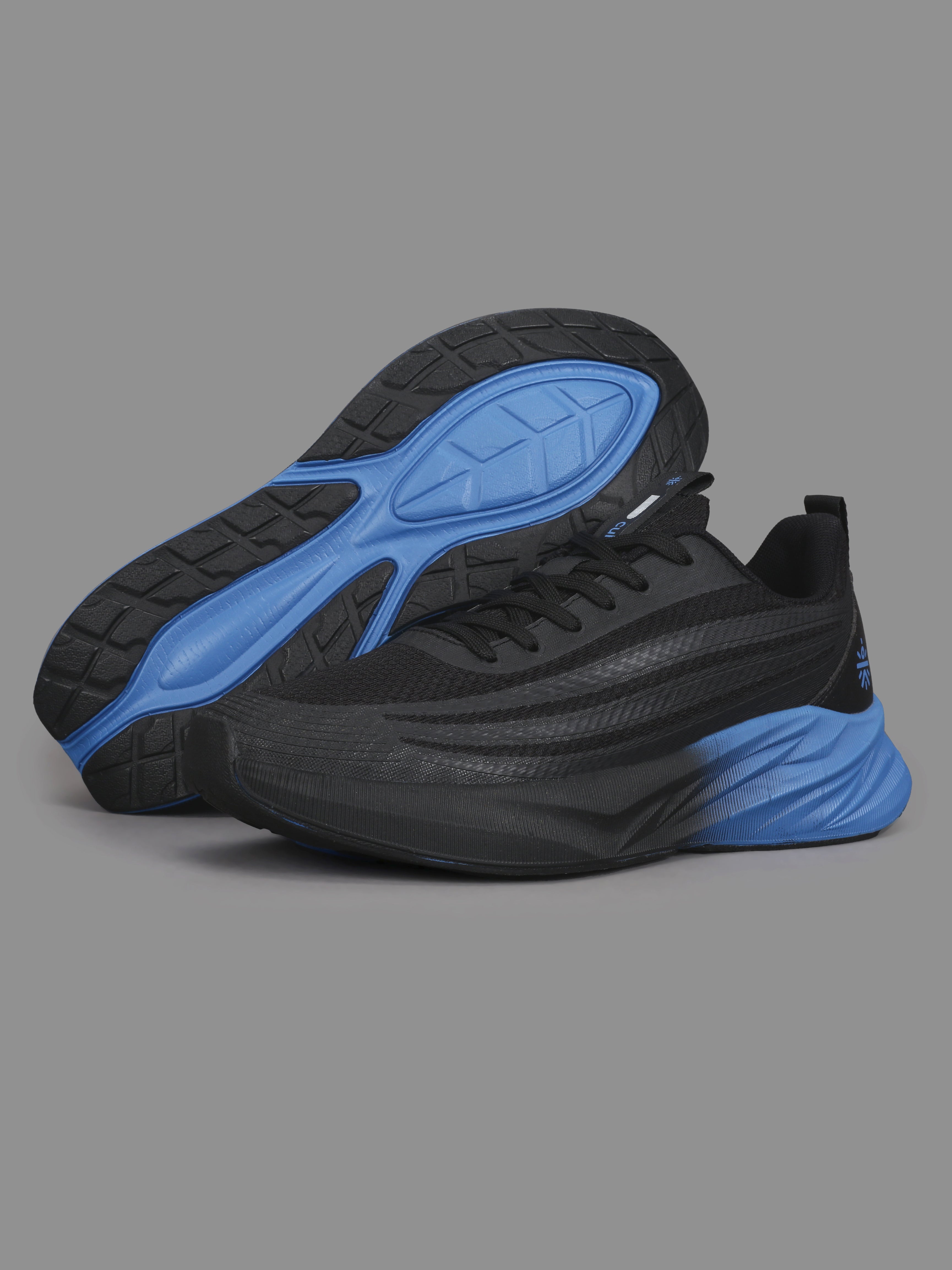 cult Men's Strix Running Shoes - Black/Blue