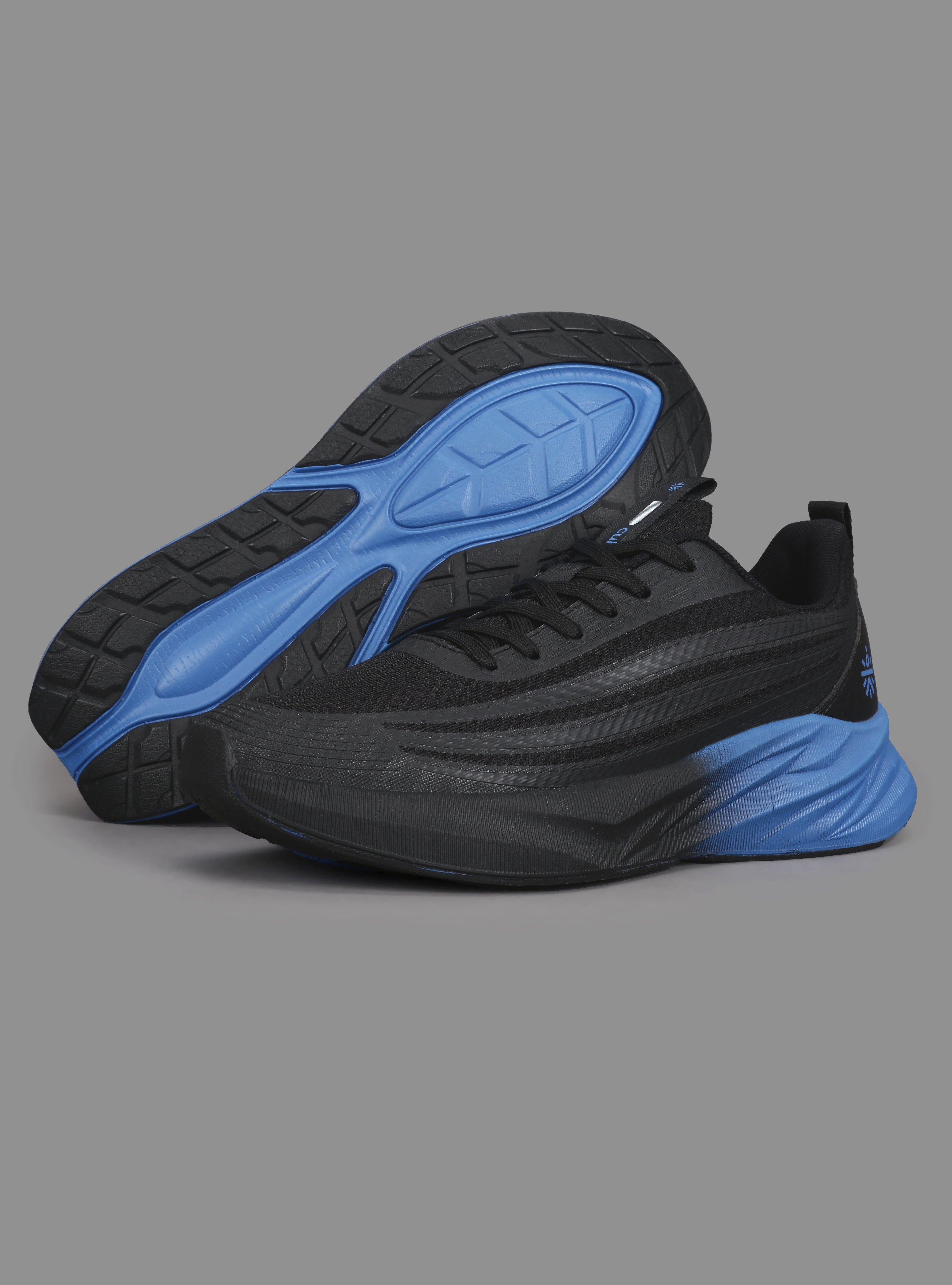 cult Men's Strix Running Shoes - Black/Blue