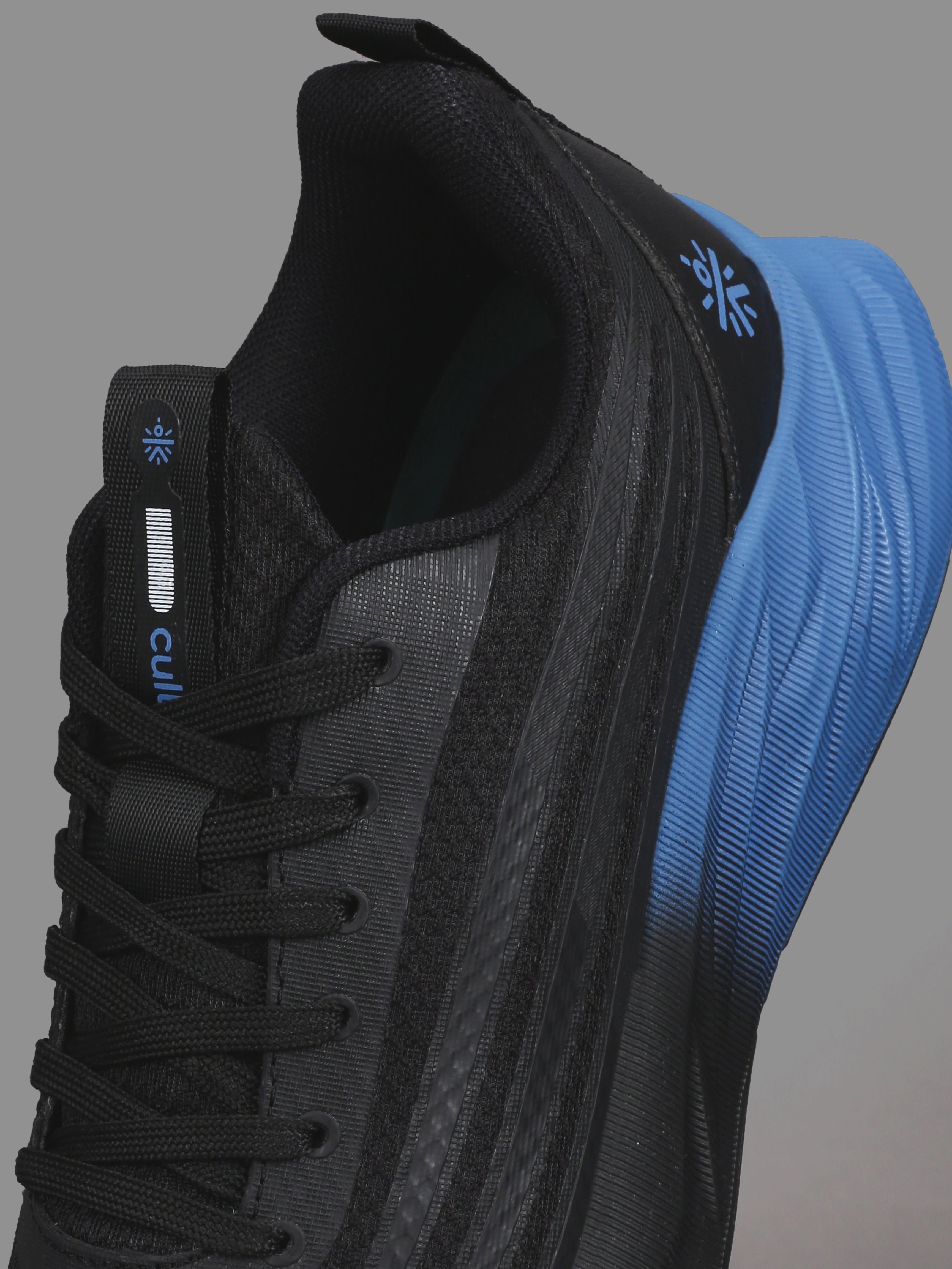 cult Men's Strix Running Shoes - Black/Blue