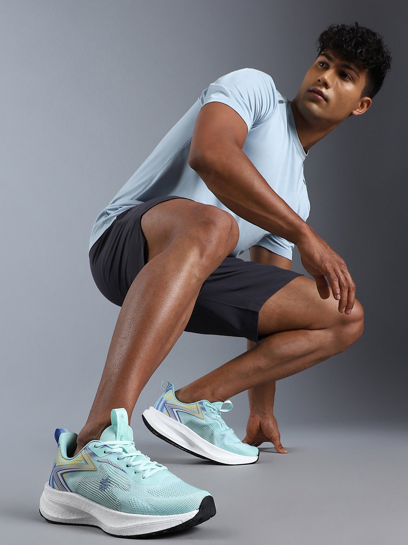 cult Men's Blazon Casual Shoes - Mint Blue