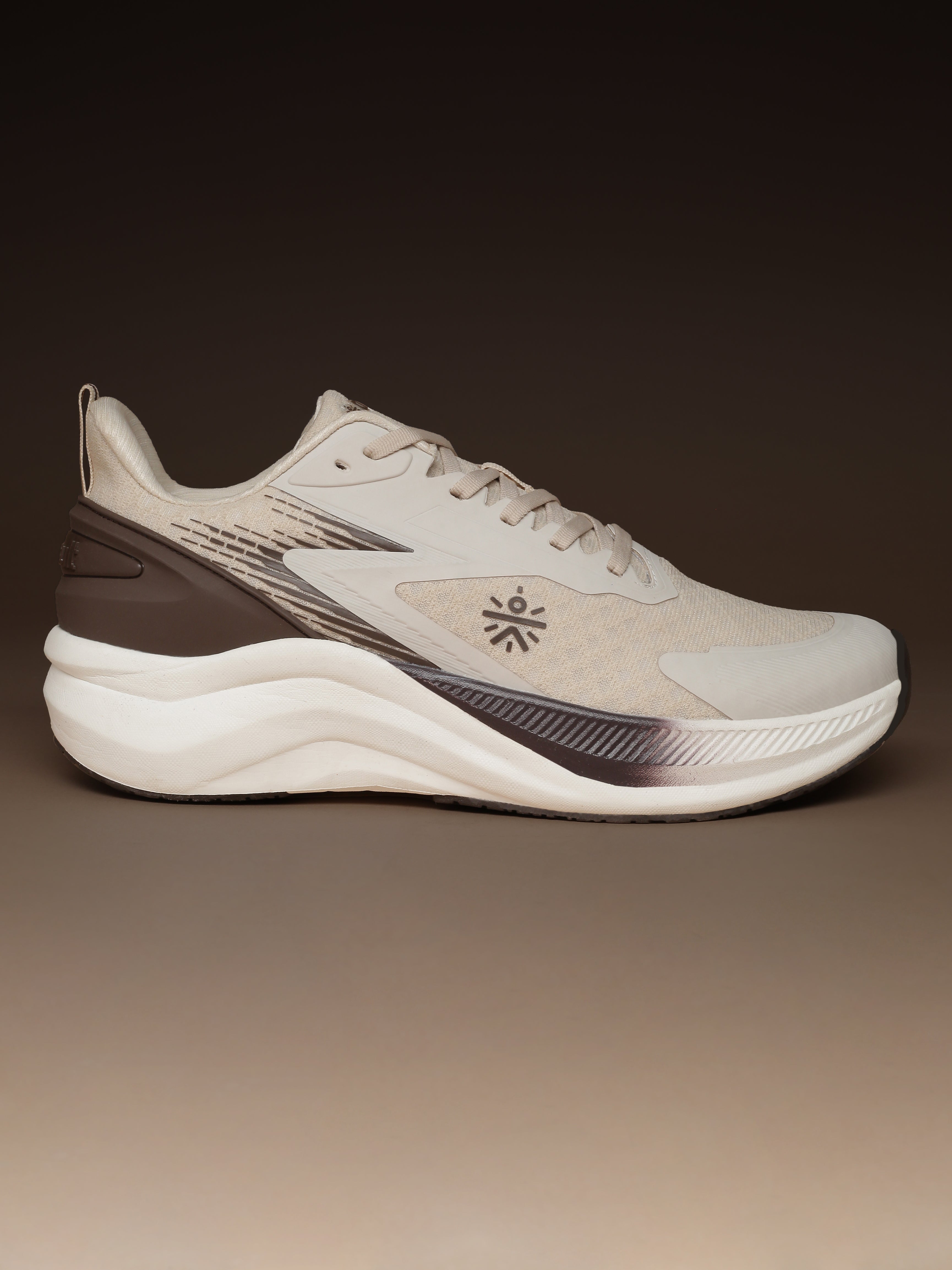 cult Men's Revix Running Shoes - Cream/Brown