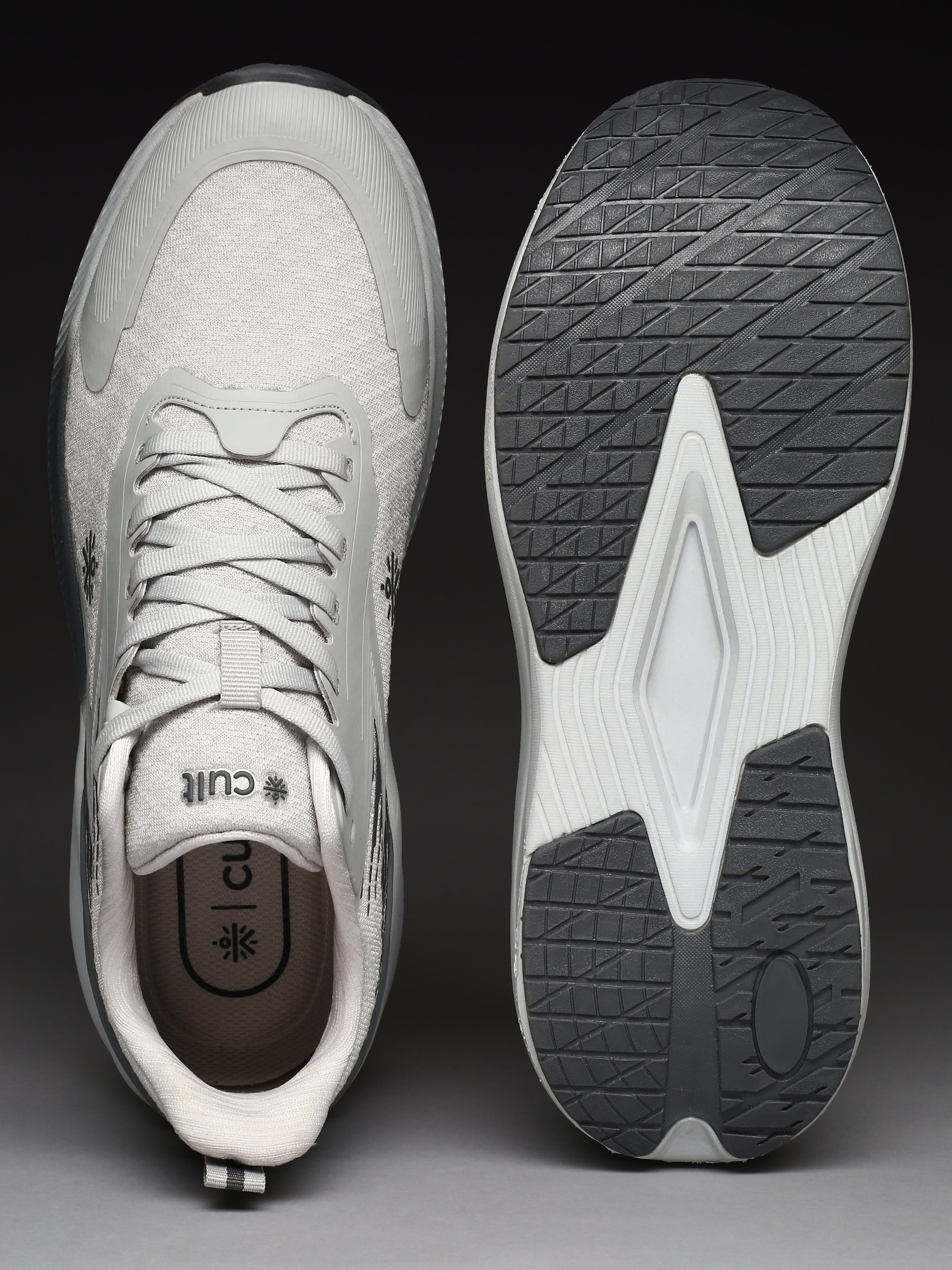 cult Men's Revix Running Shoes - L.Grey/D.Grey