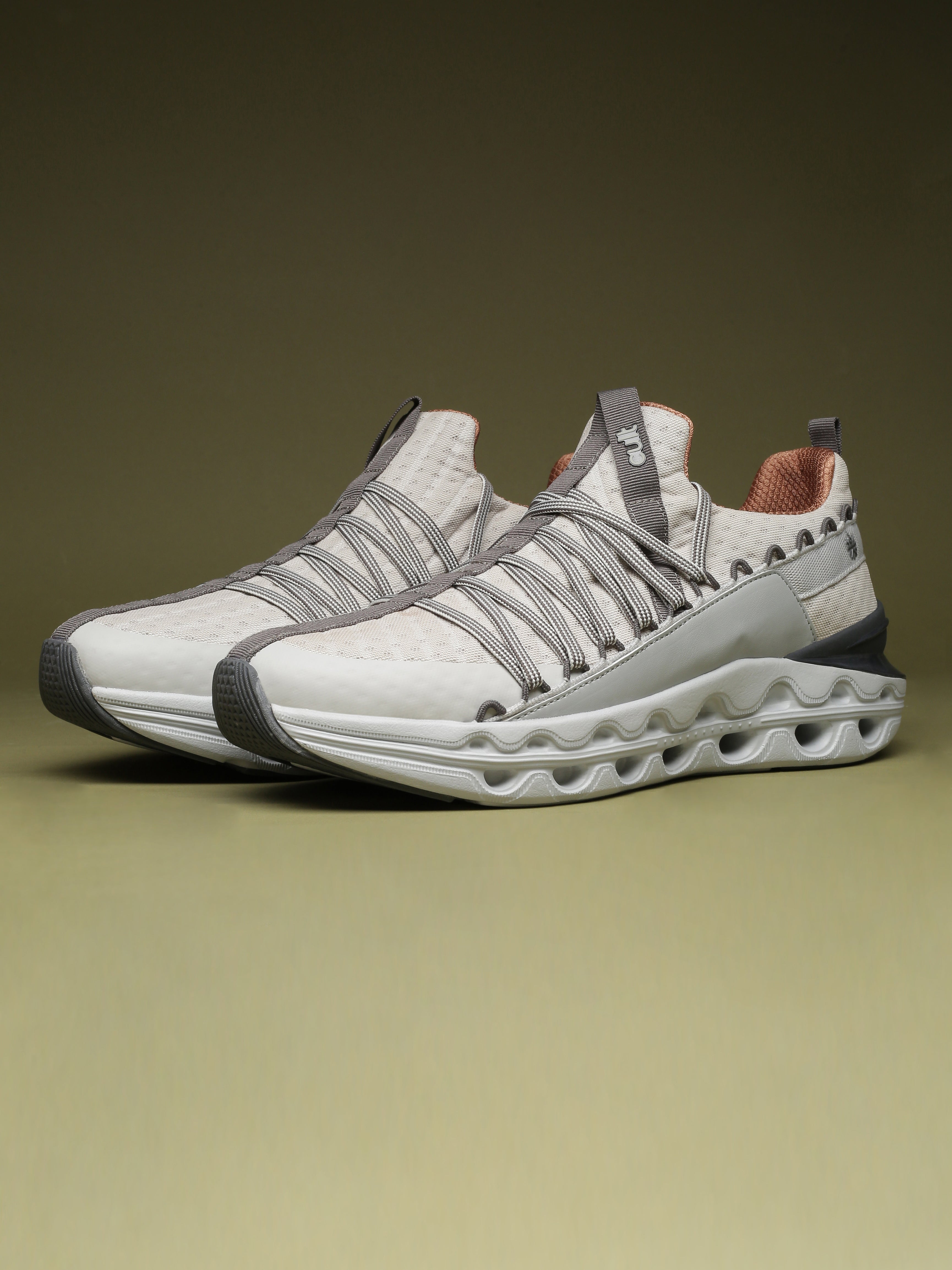 cult Men's Loop Walking Shoes - L.Grey/Black