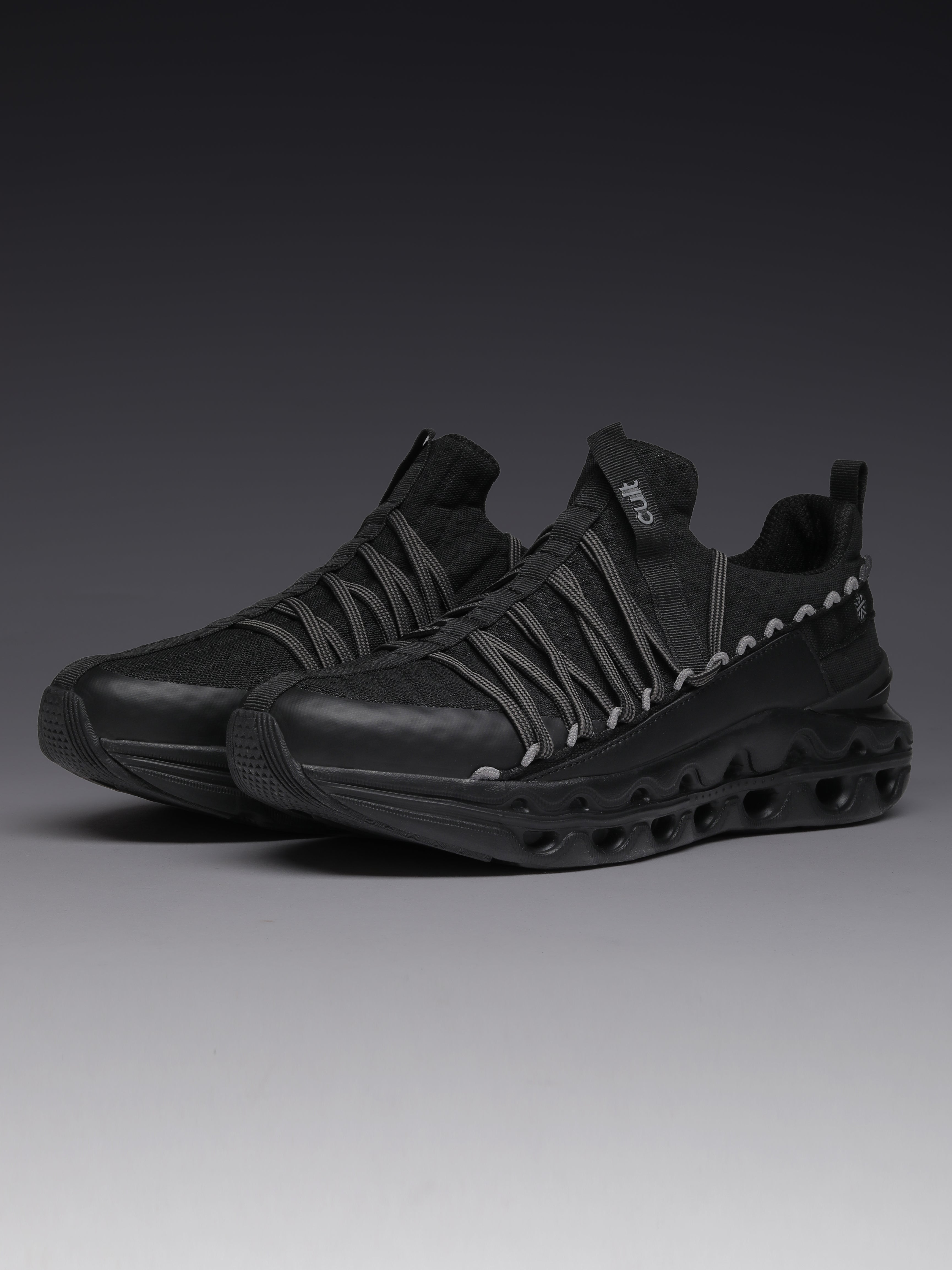 cult Men's Loop Walking Shoes - Black