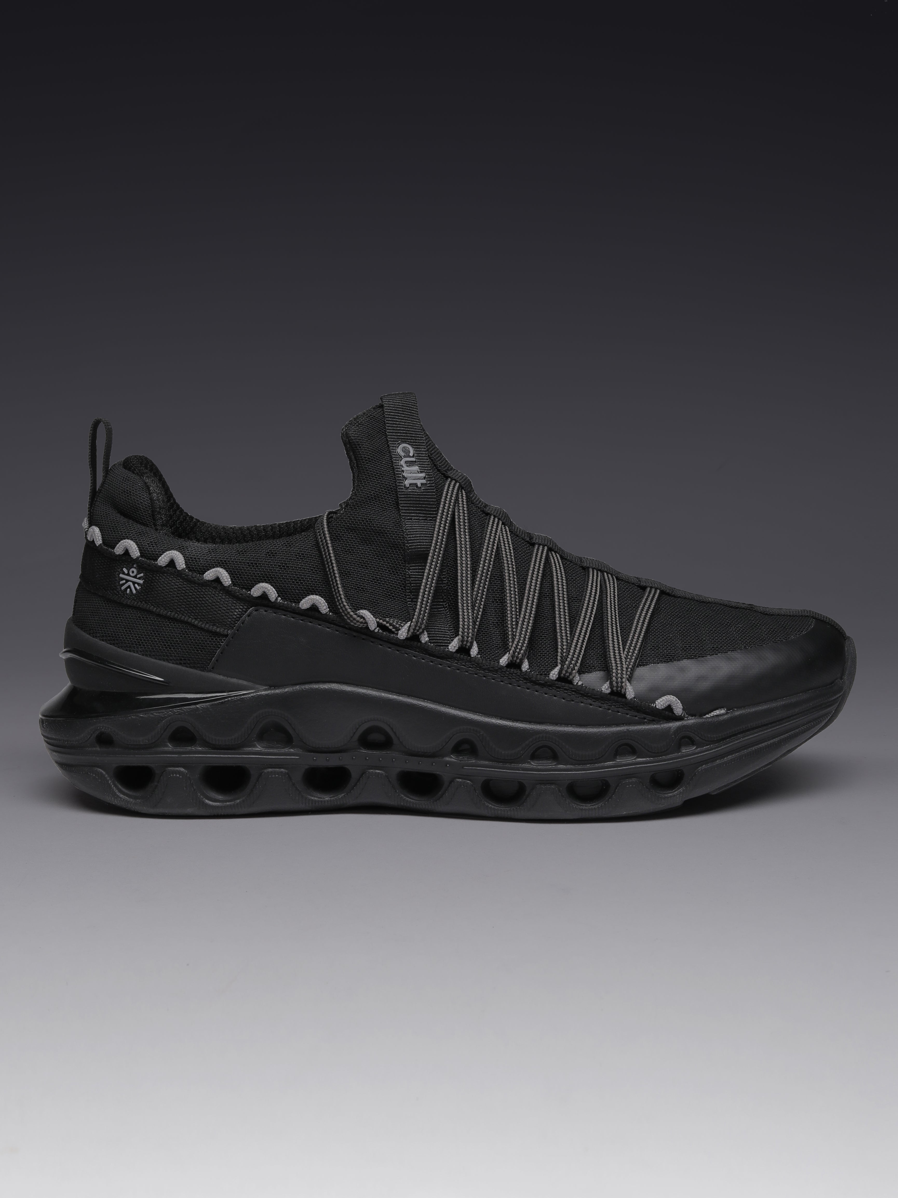 cult Men's Loop Walking Shoes - Black