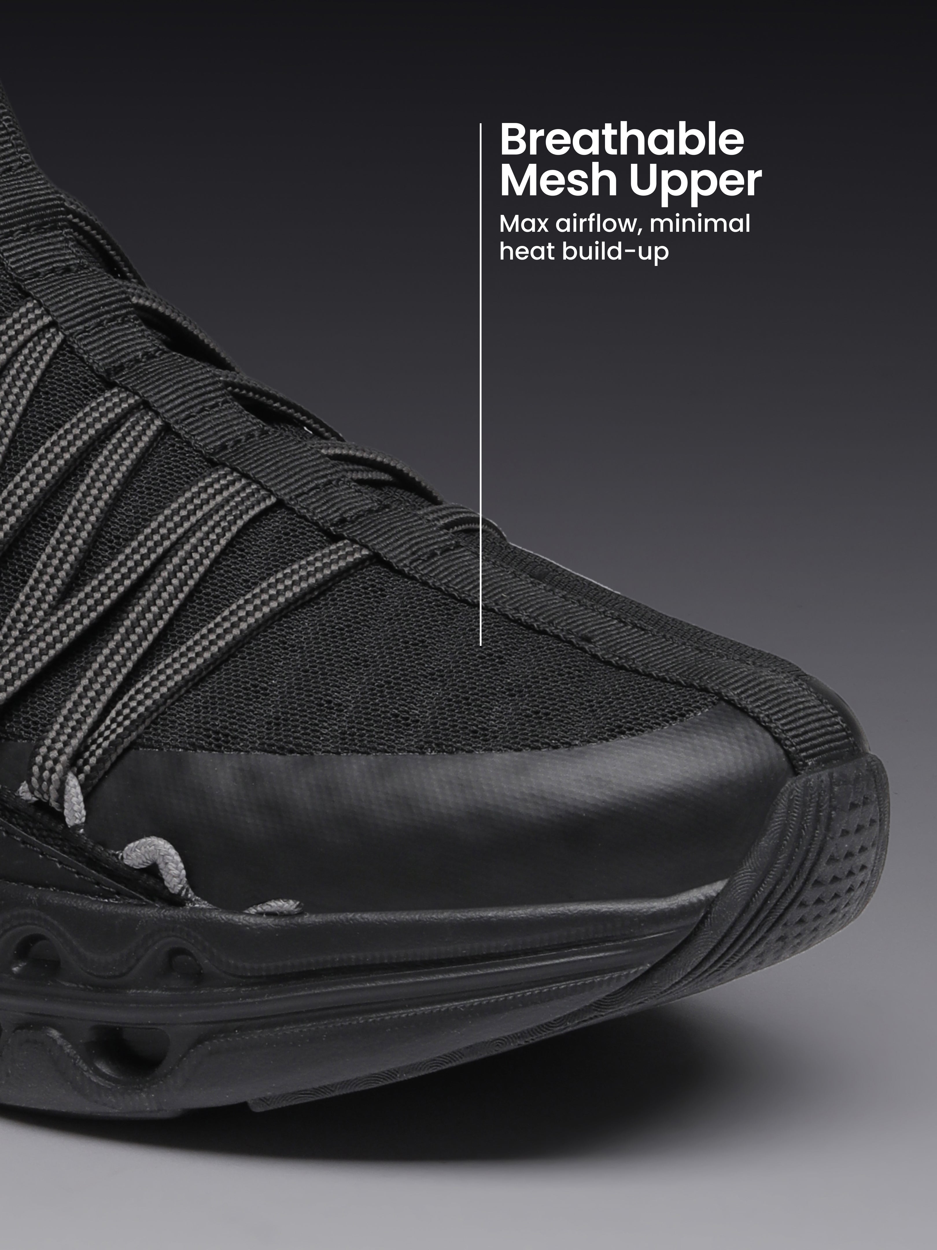 cult Men's Loop Walking Shoes - Black