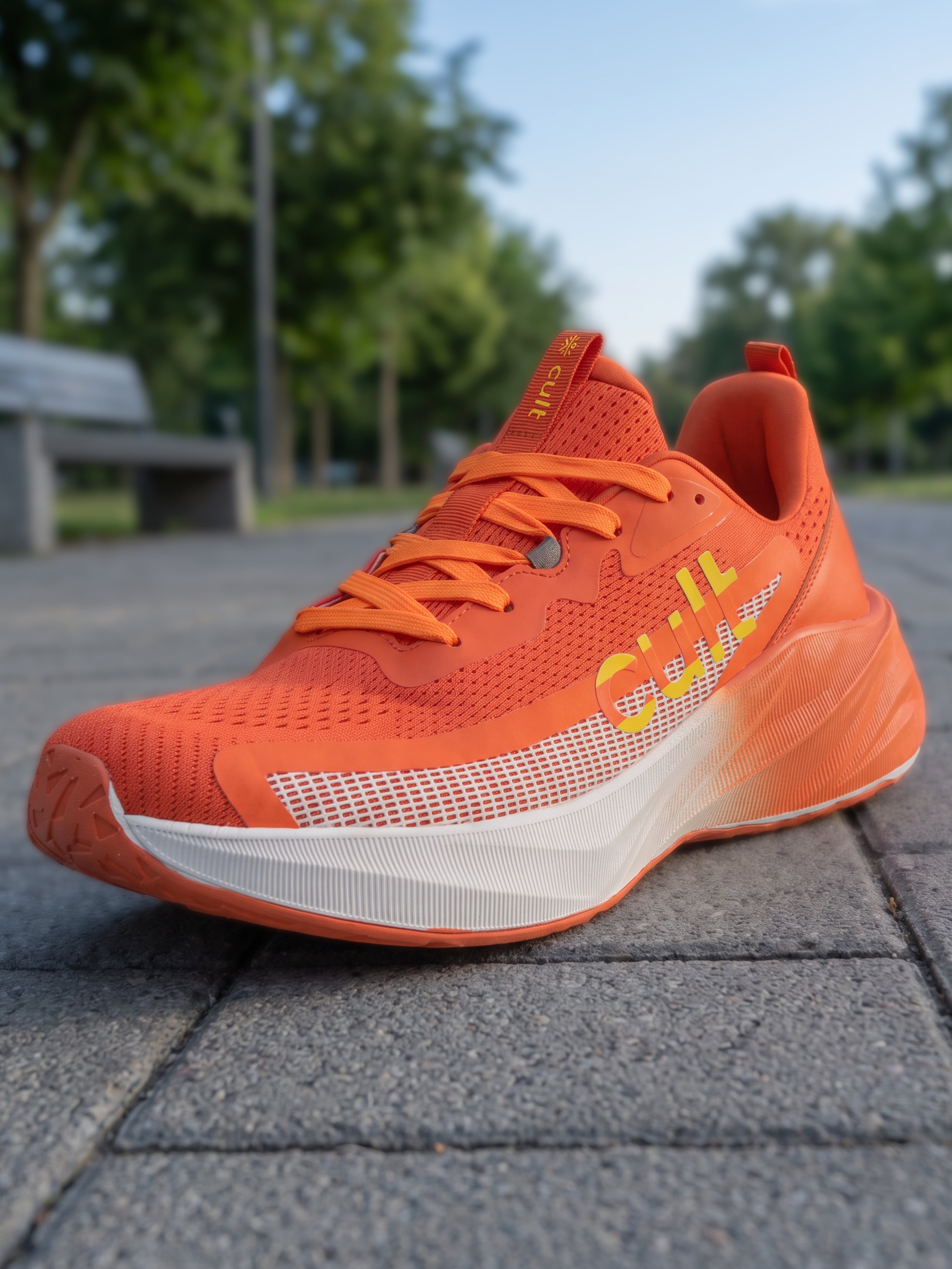 cult Men's Nexon Casual Shoes - Orange/White