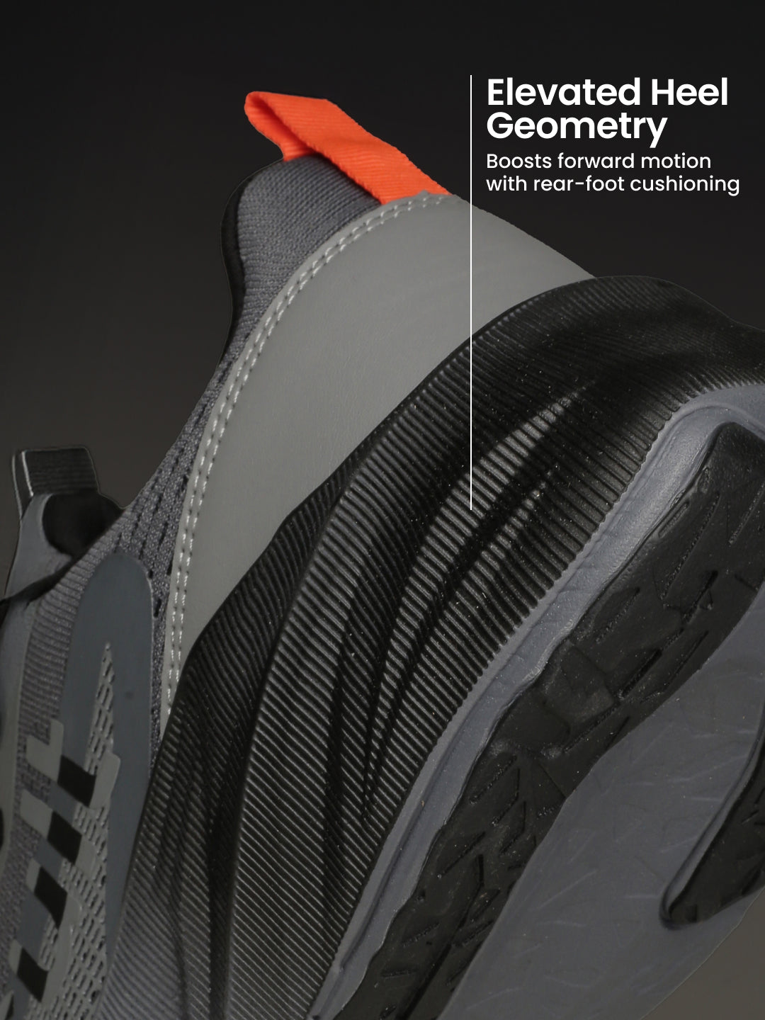 cult Men's Nexon Casual Shoes - Black/D.Grey