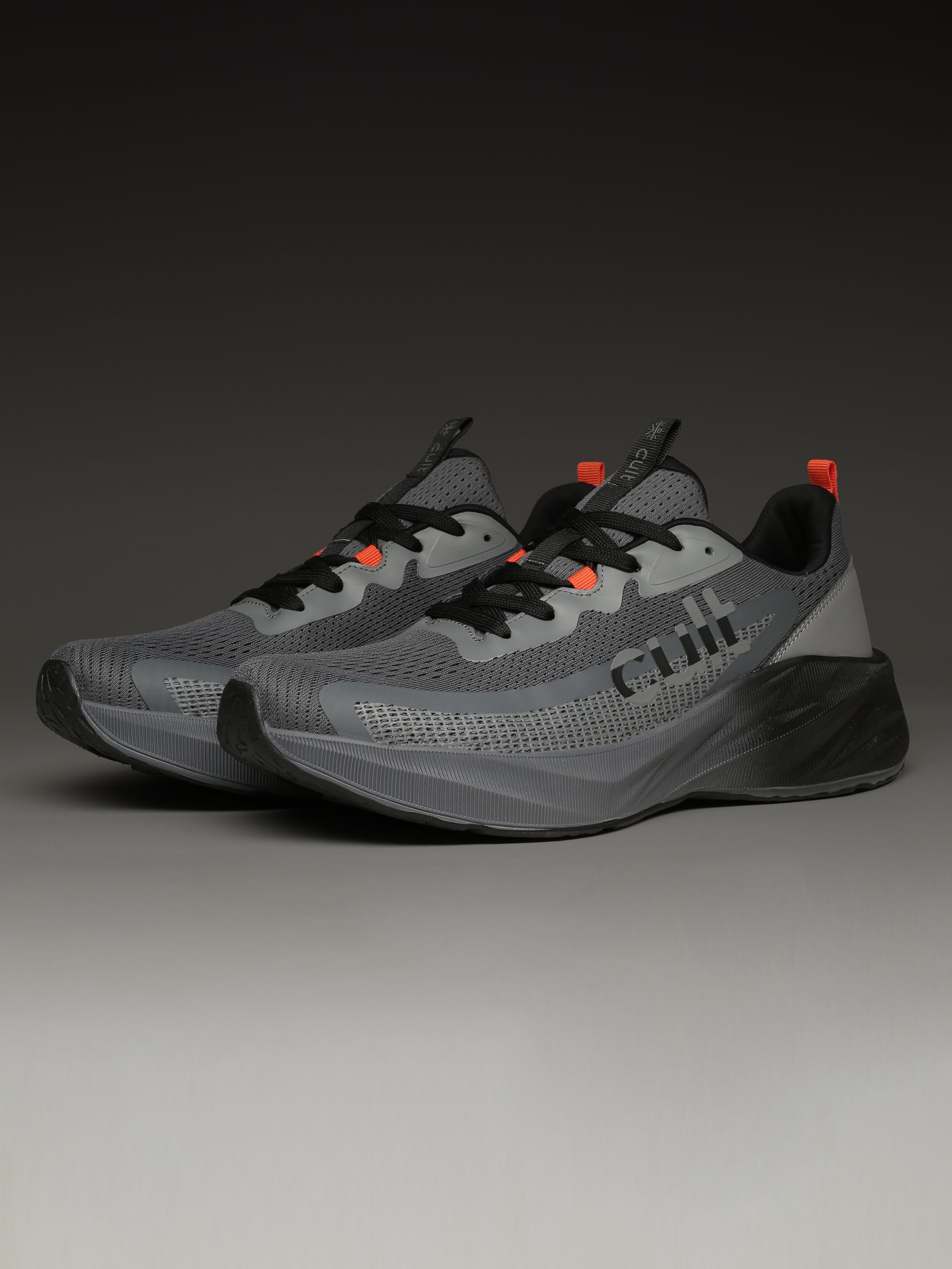 cult Men's Nexon Casual Shoes - Black/D.Grey